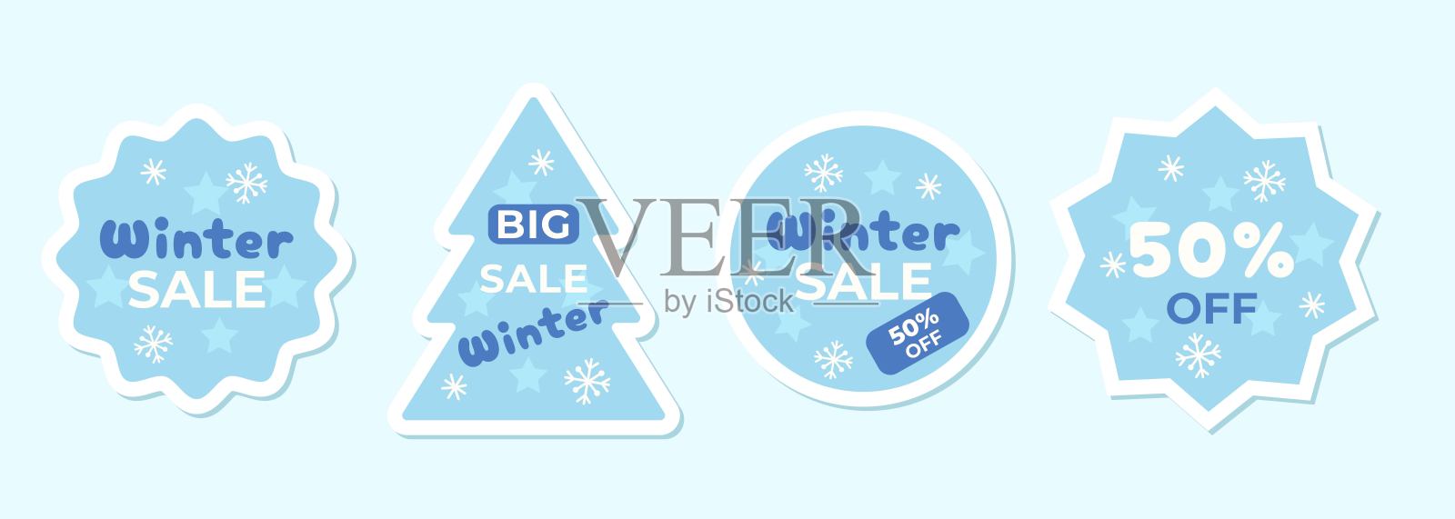 冬季促销插画图片素材