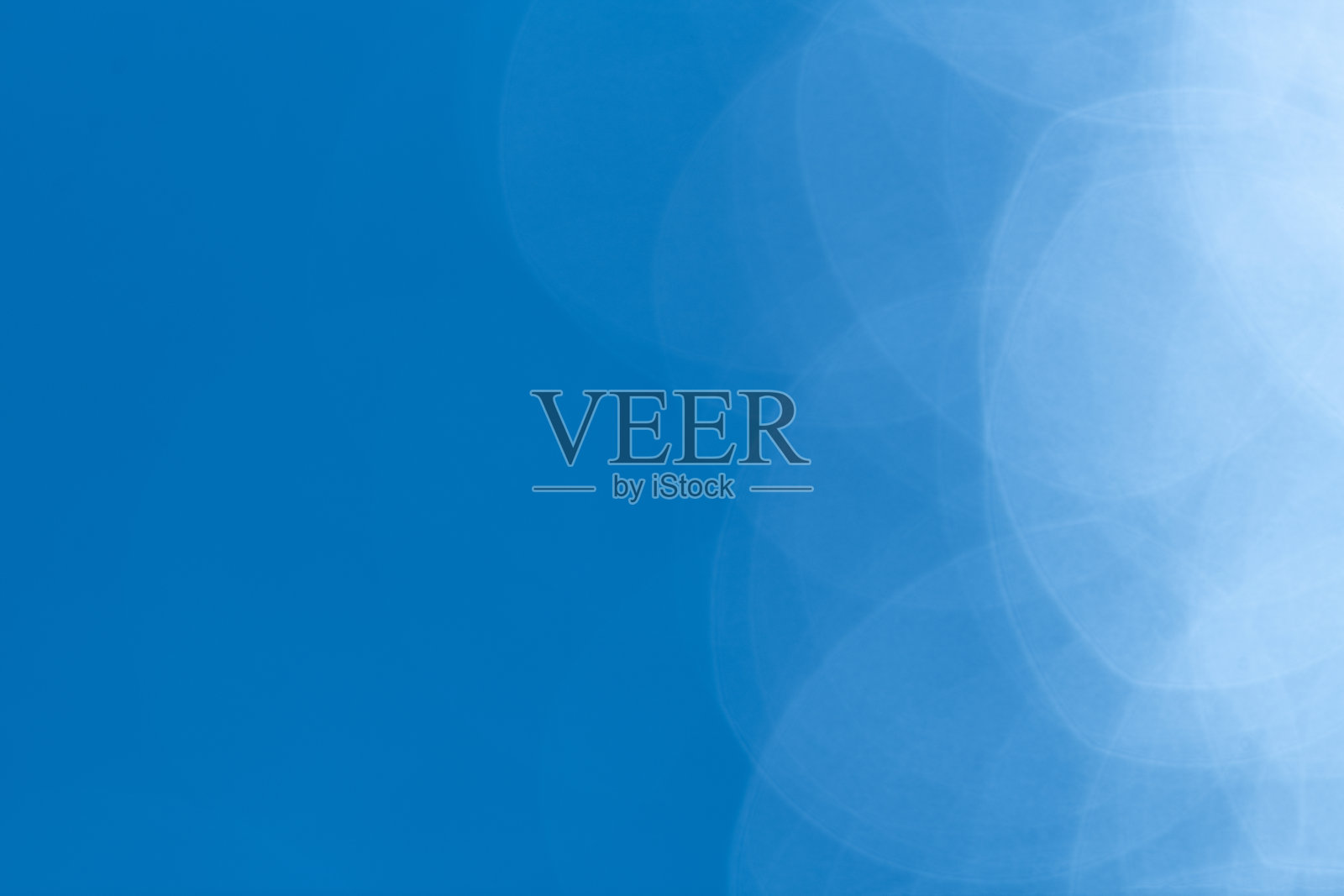 蓝色背景球形散景照片摄影图片