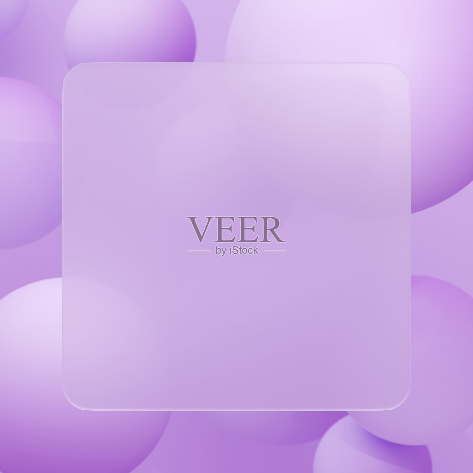 时尚可爱的玻璃拟态背景插画照片摄影图片