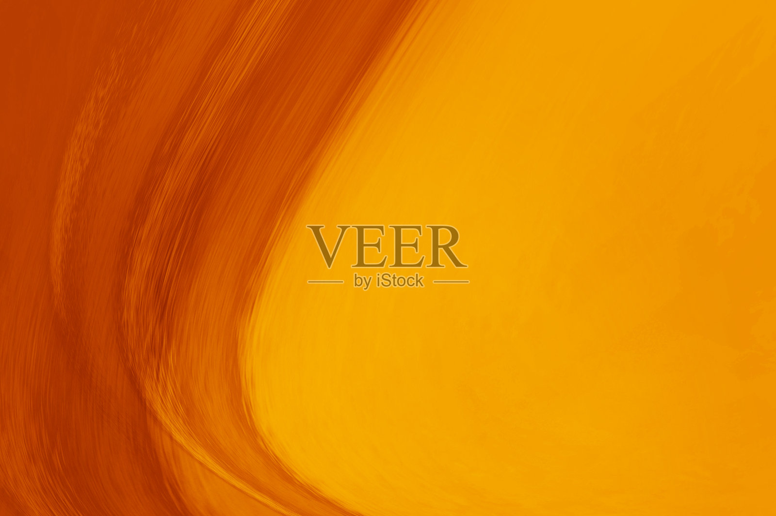 充满活力的橙色抽象图案，带有流畅的曲线和温暖的纹理。照片摄影图片