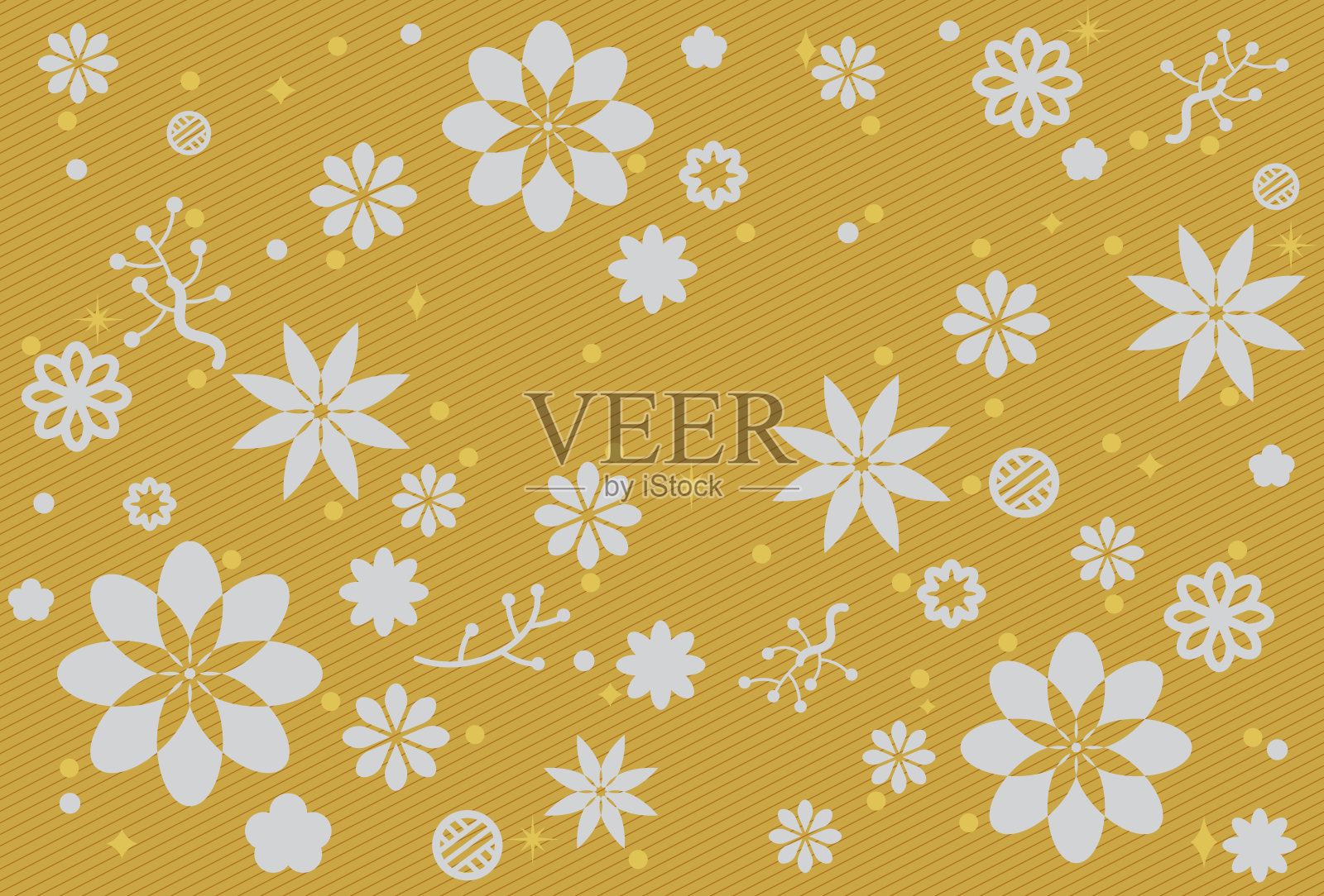 金色背景插画图片素材