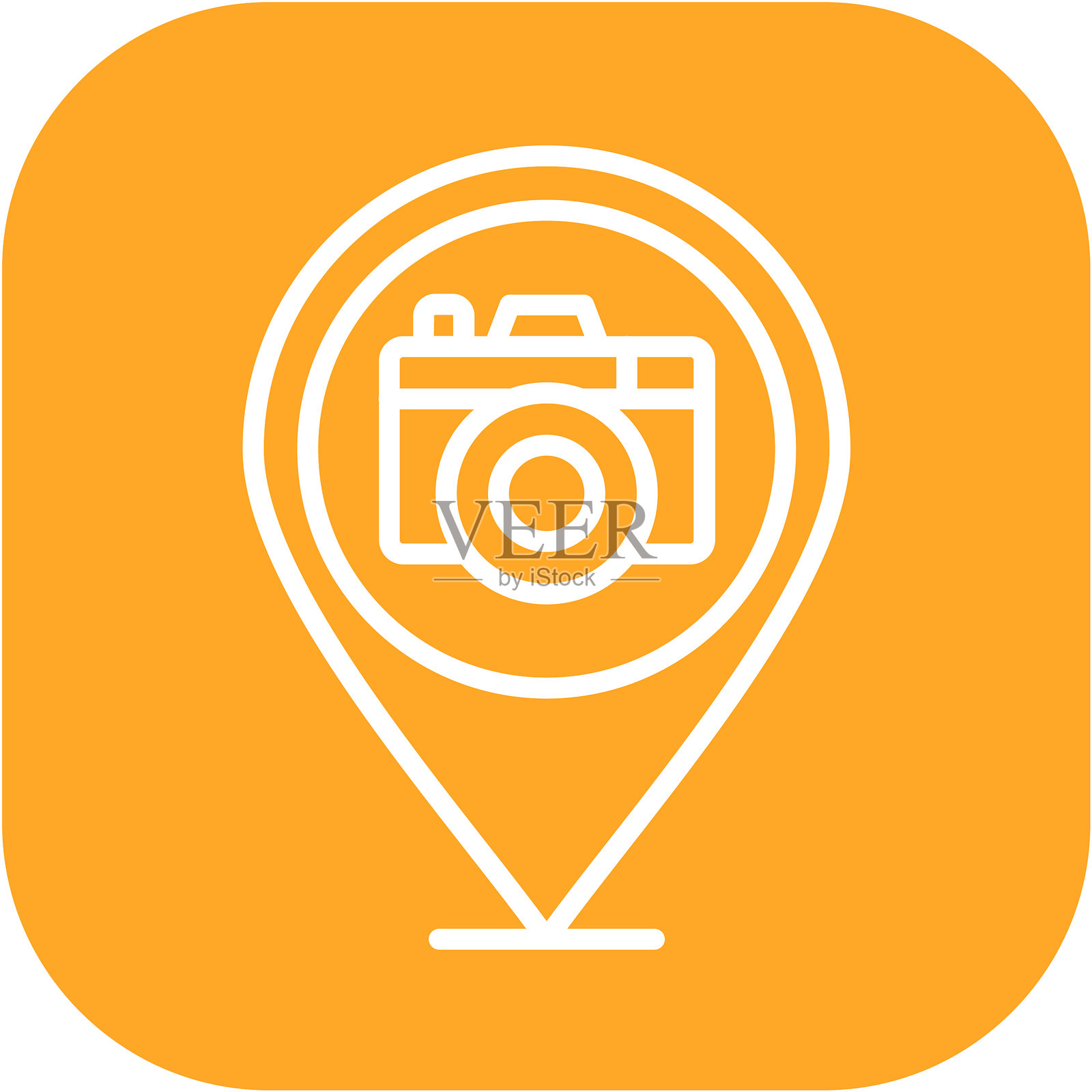 旅游景点矢量图标插画图片素材