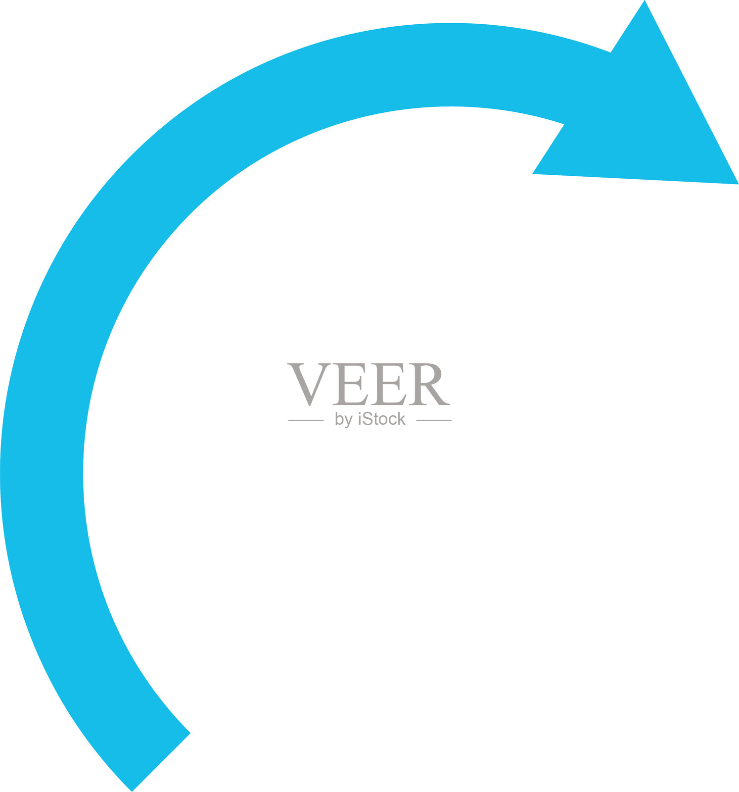 气流箭头集合。风流、淡水方向、空调或过滤器系统的图示元素。矢量箭头图标集插画图片素材