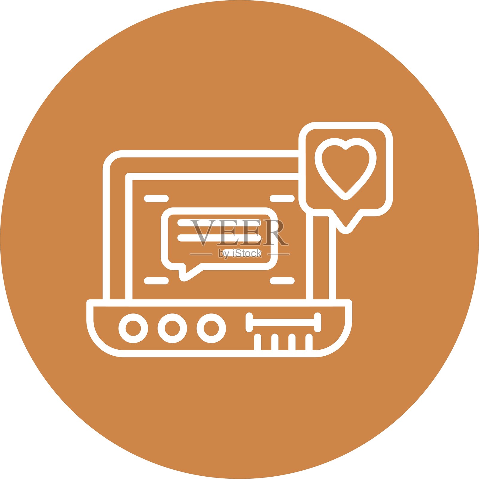 聊天气泡图标矢量元素插画图片素材