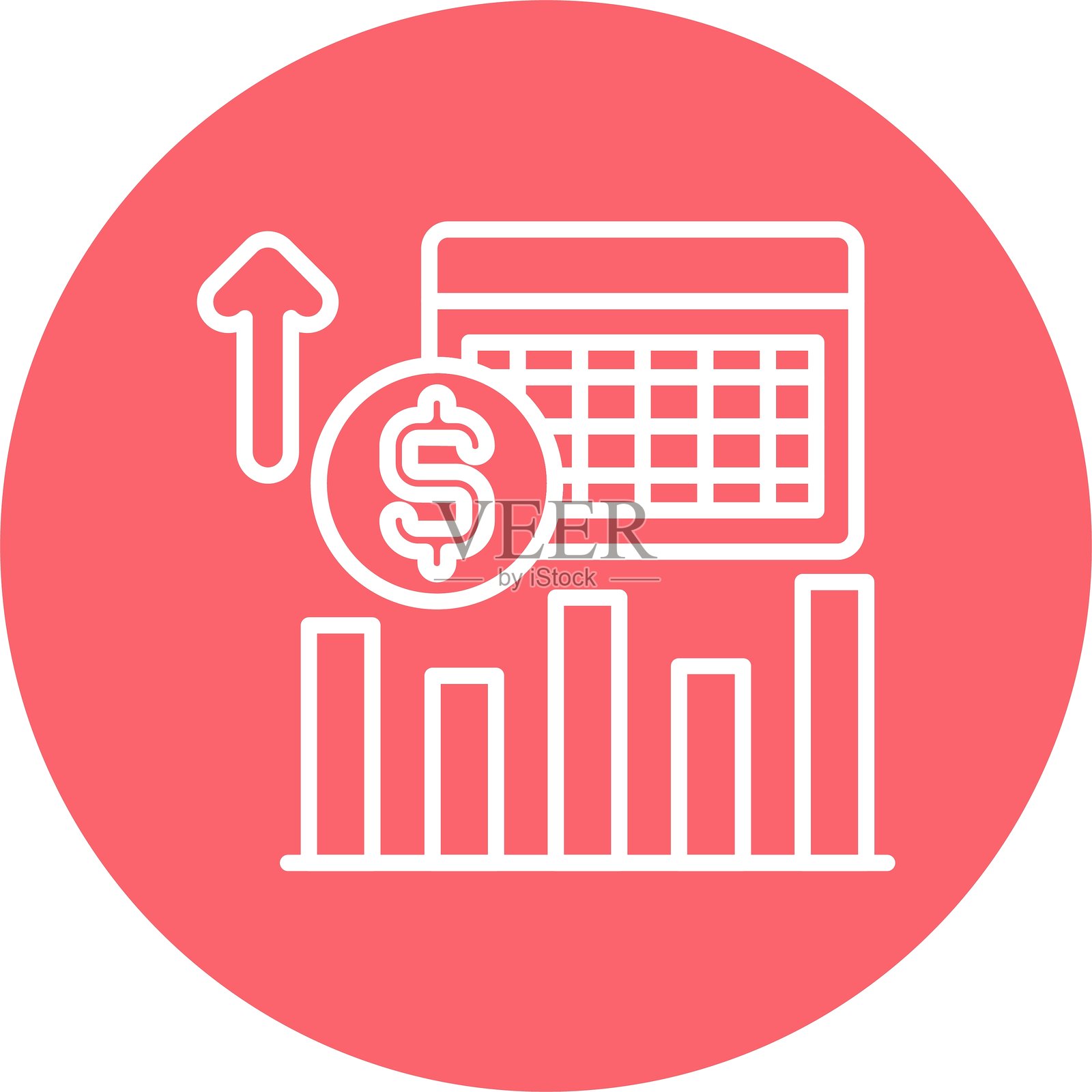 金融图标矢量素材插画图片素材