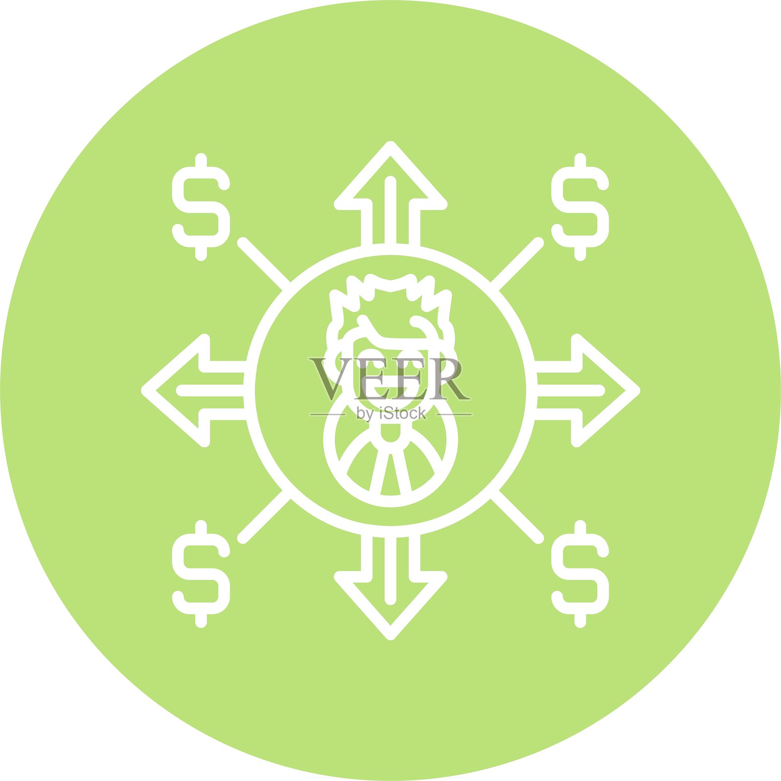 机会图标矢量元素插画图片素材