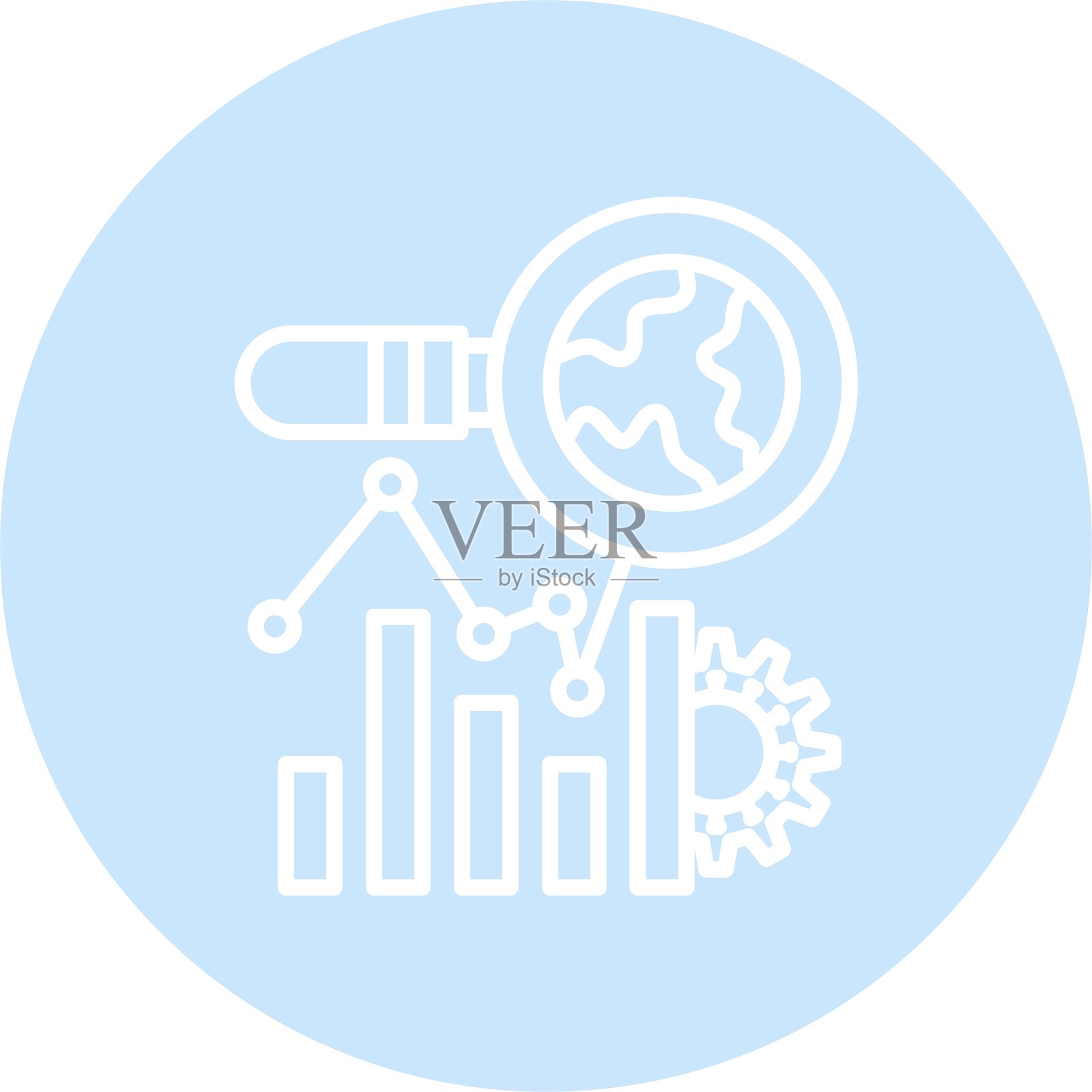 市场图标矢量元素插画图片素材