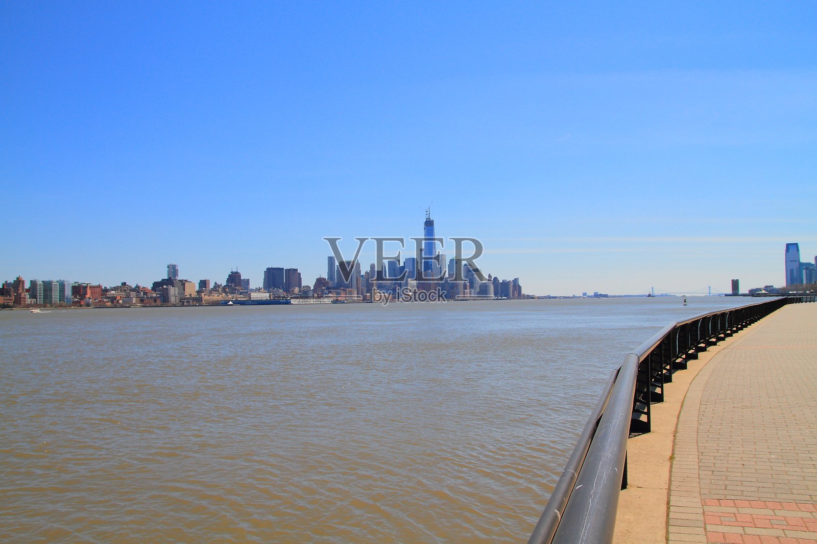 纽约市。曼哈顿中城摩天大楼的绝佳全景视图照片摄影图片