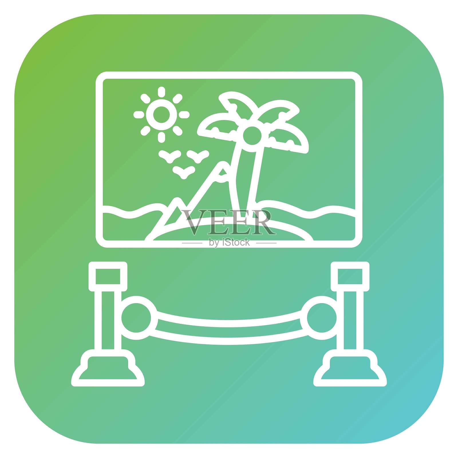 矢量设计展会图标风格插画图片素材