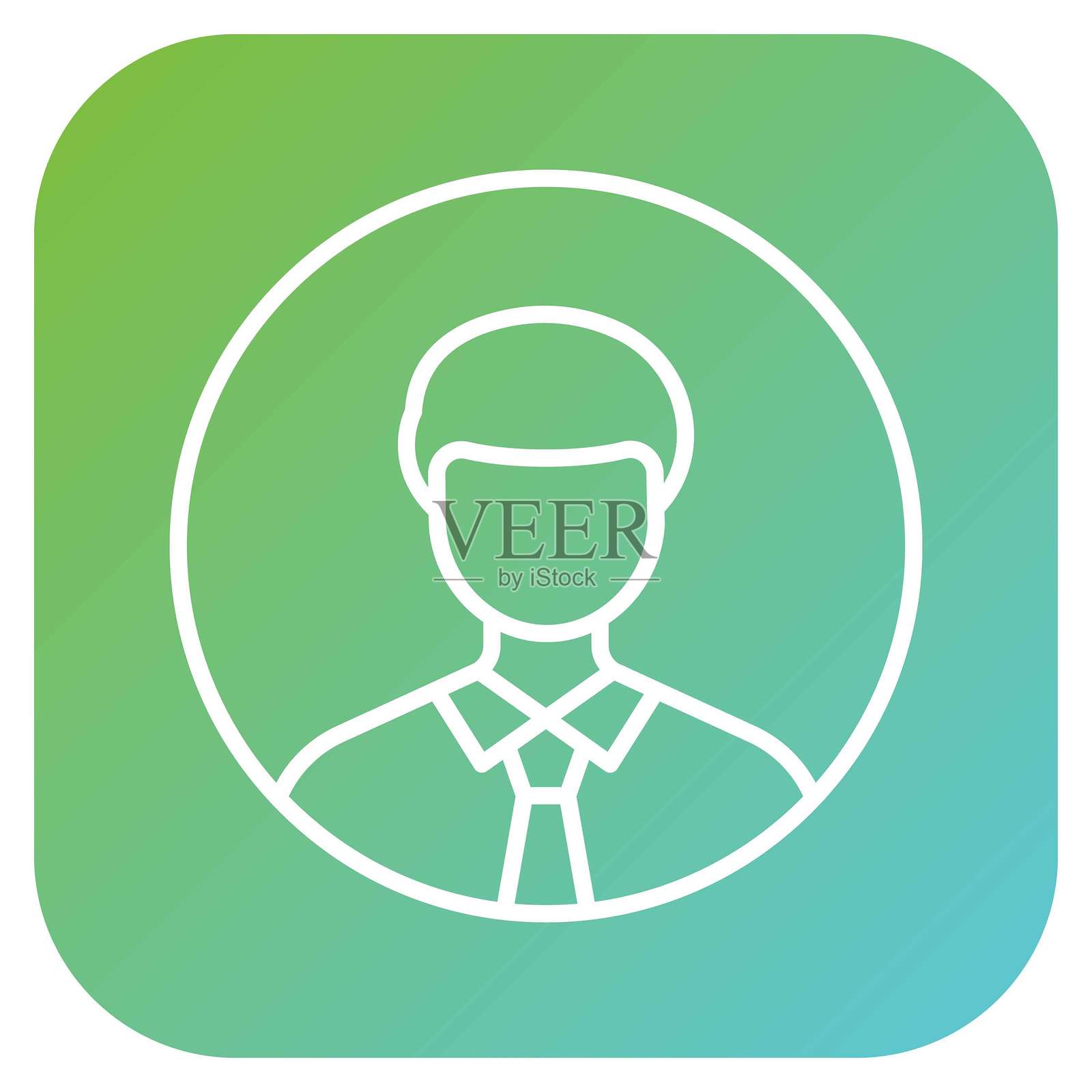 矢量设计个人资料图标风格插画图片素材