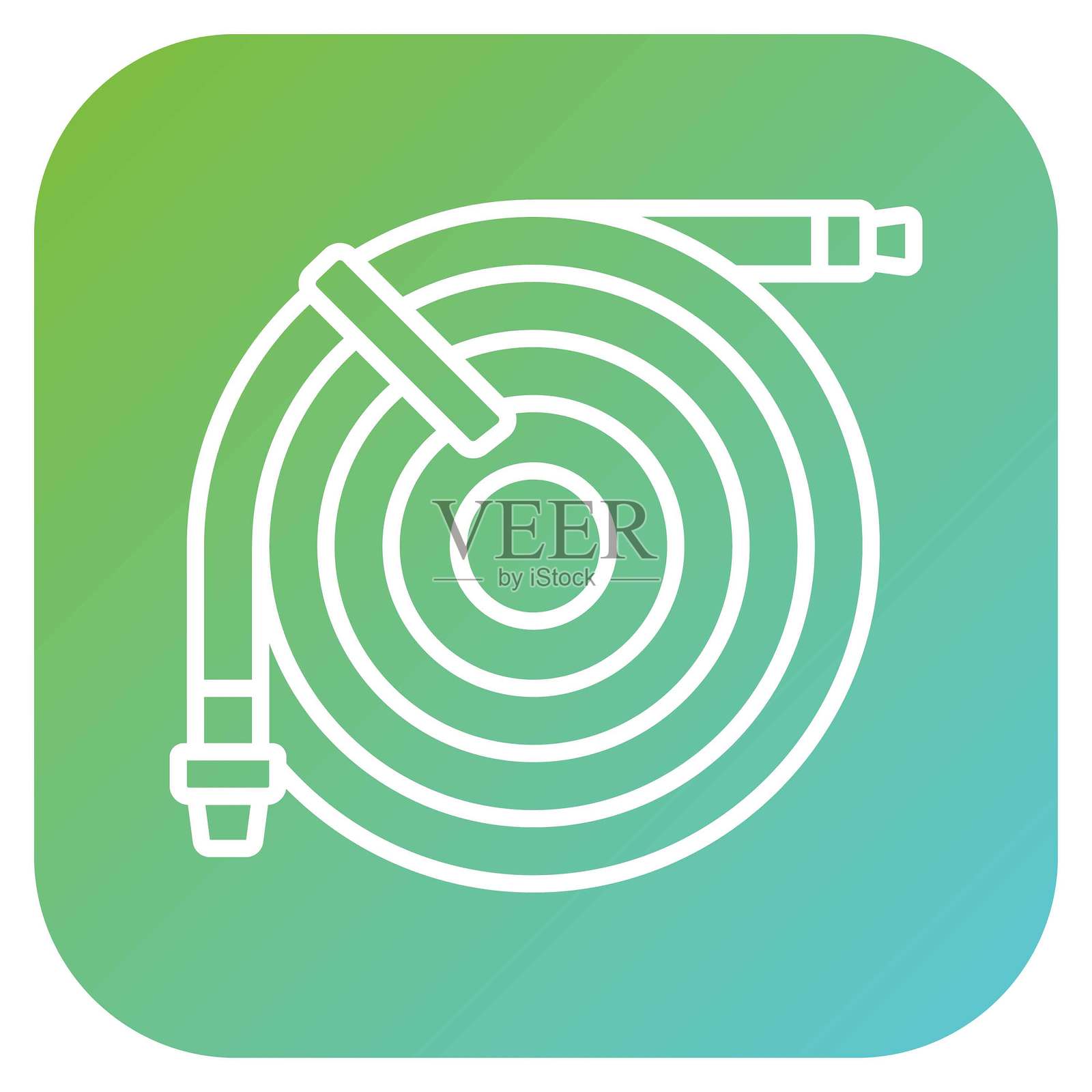 矢量设计水管图标风格插画图片素材