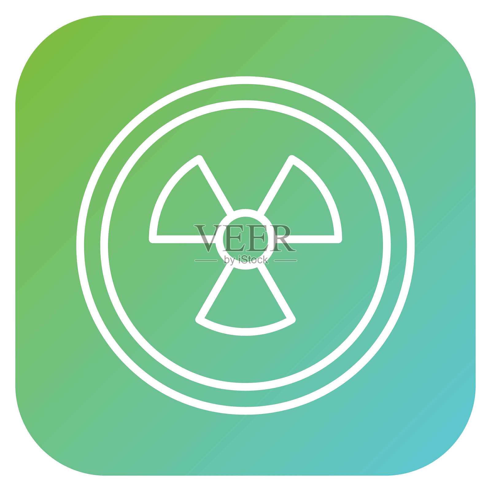 矢量辐射图标设计风格插画图片素材