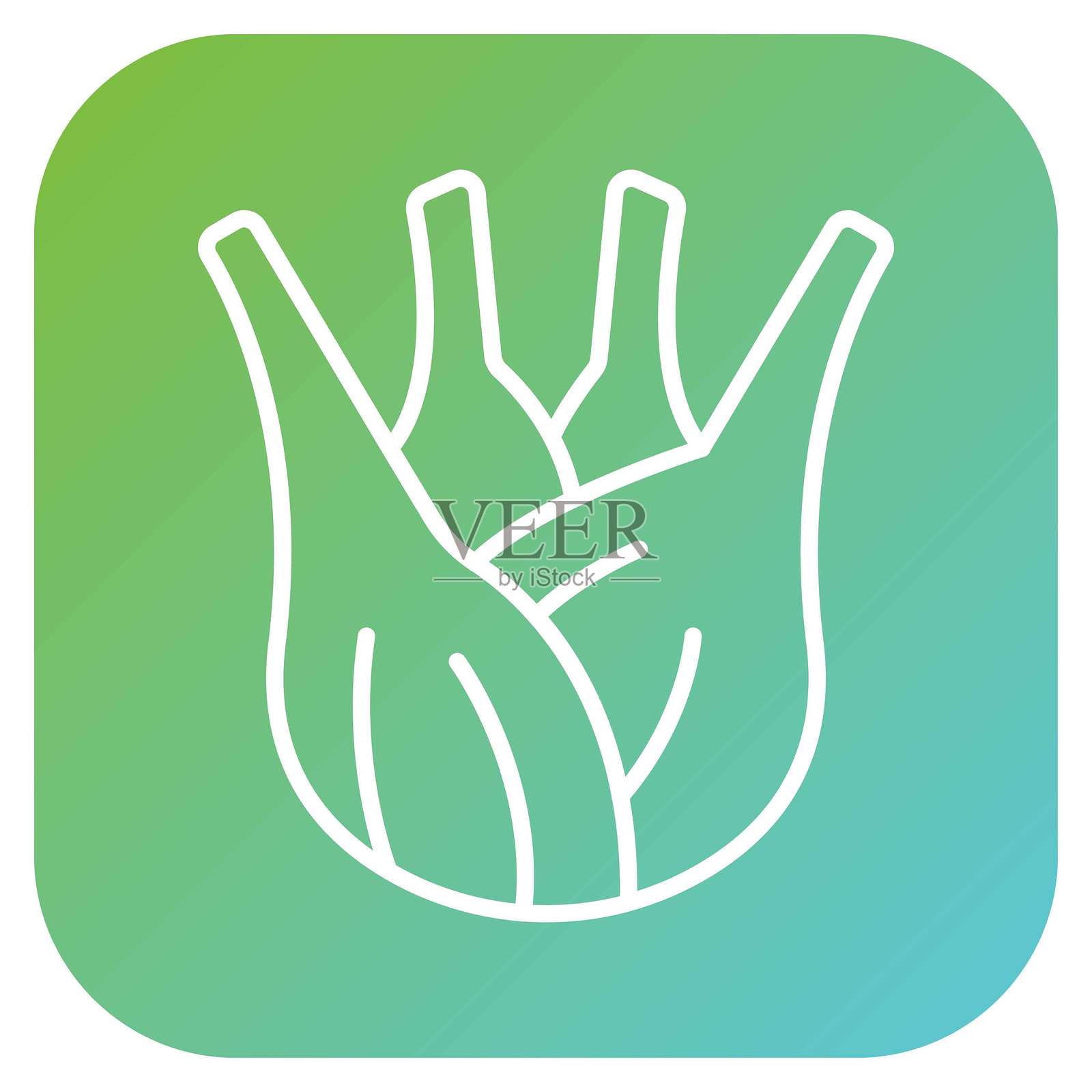 矢量茴香图标设计插画图片素材