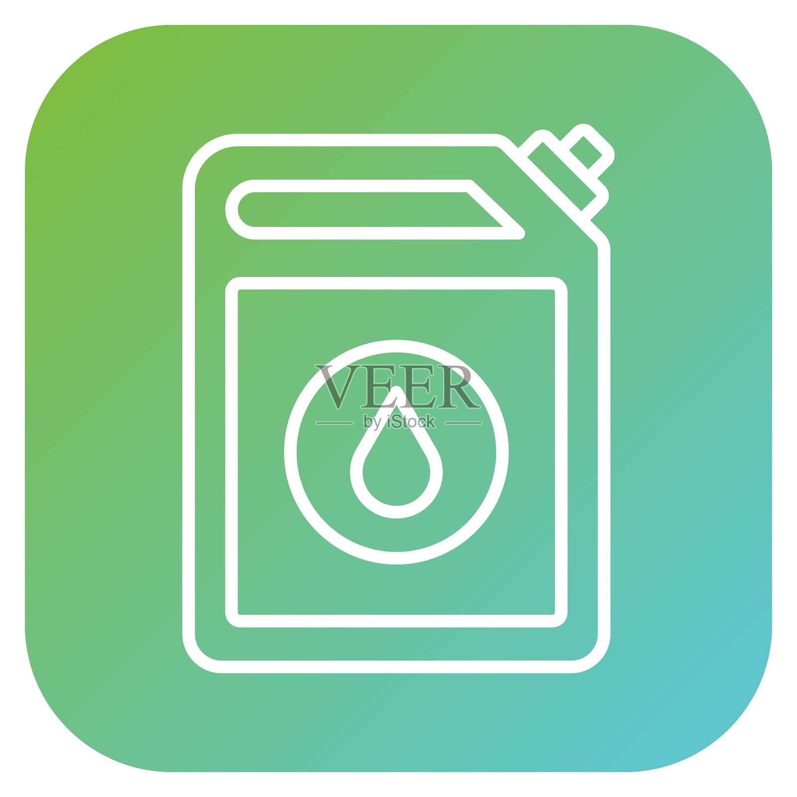 矢量石油图标风格设计插画图片素材