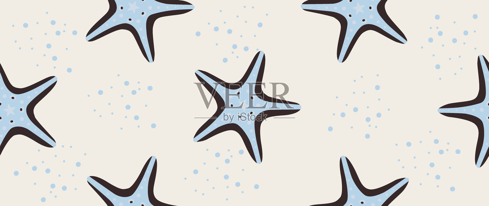 矢量扁平插画。可爱的卡通风格海螺无缝图案。非常适合包装纸、海报、封面、屏保和纺织品装饰。插画图片素材