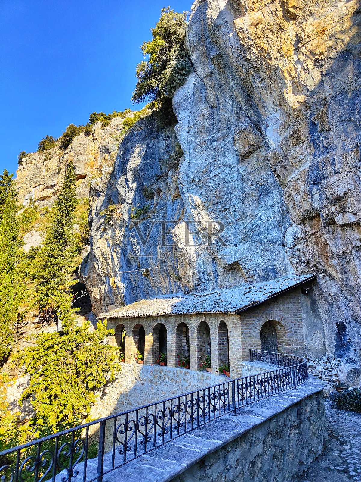 圣奥诺弗里奥·阿尔·莫罗内隐修院照片摄影图片