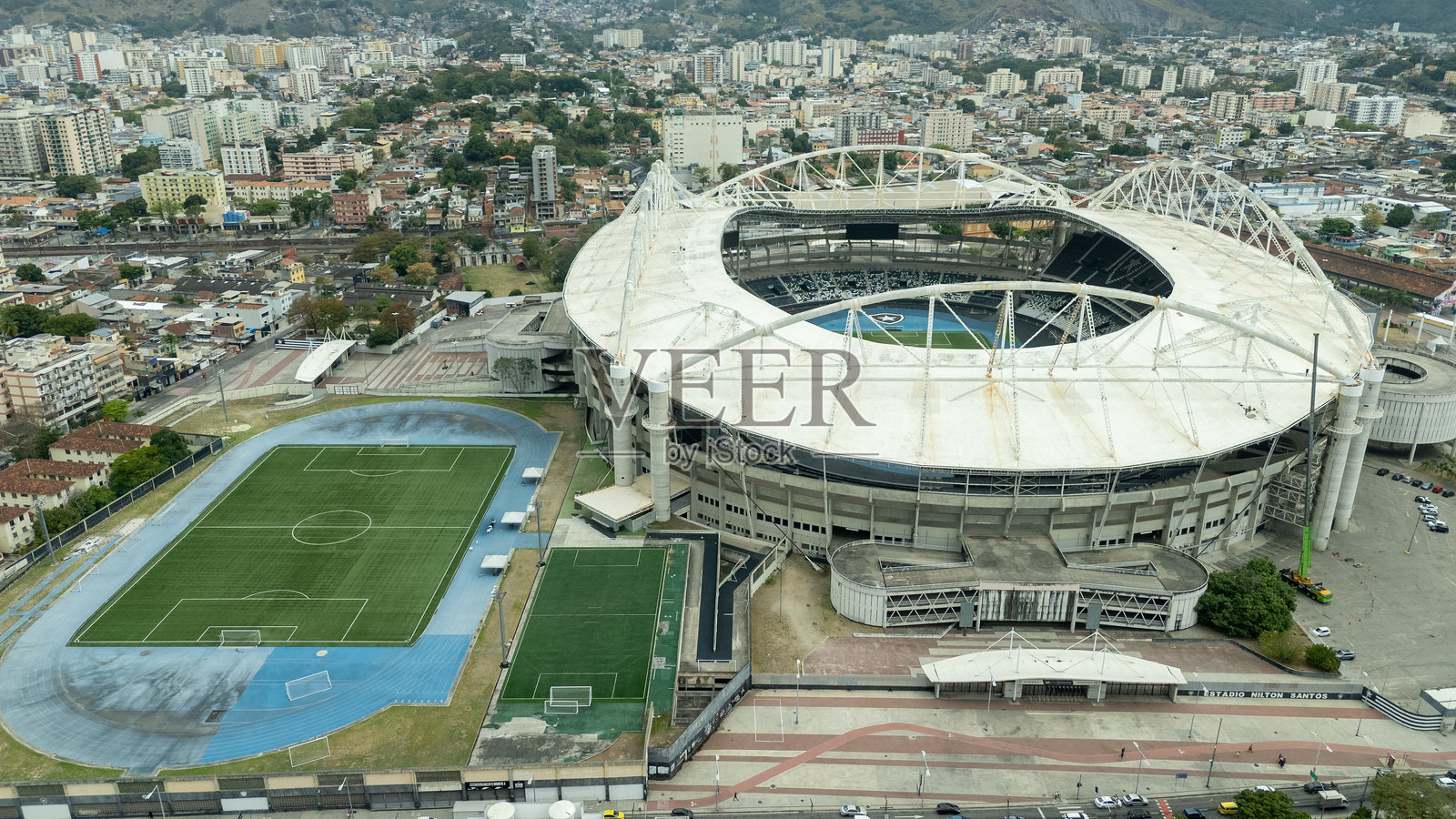 里约热内卢的恩让昂体育场照片摄影图片