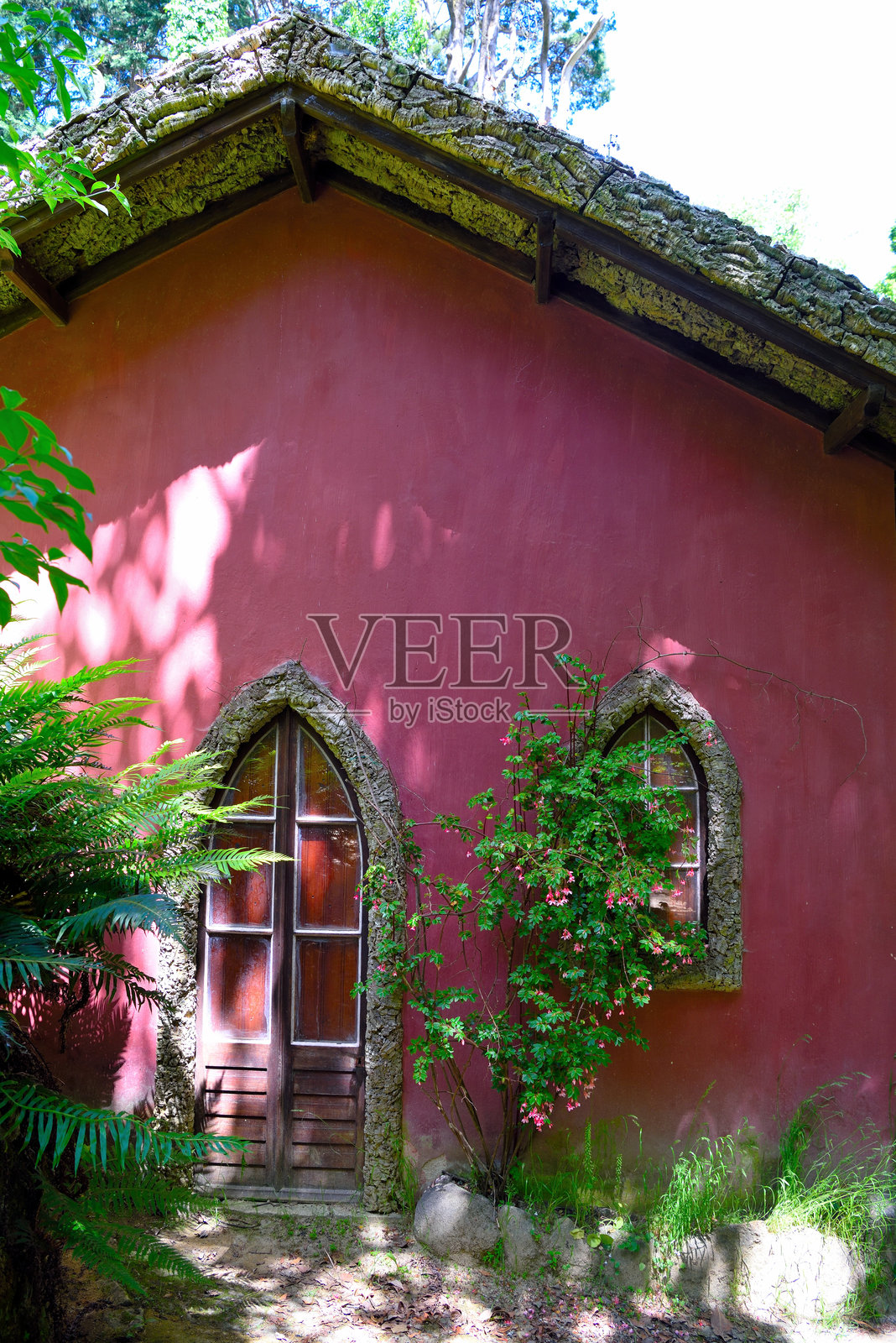 辛特拉的小屋和花园照片摄影图片