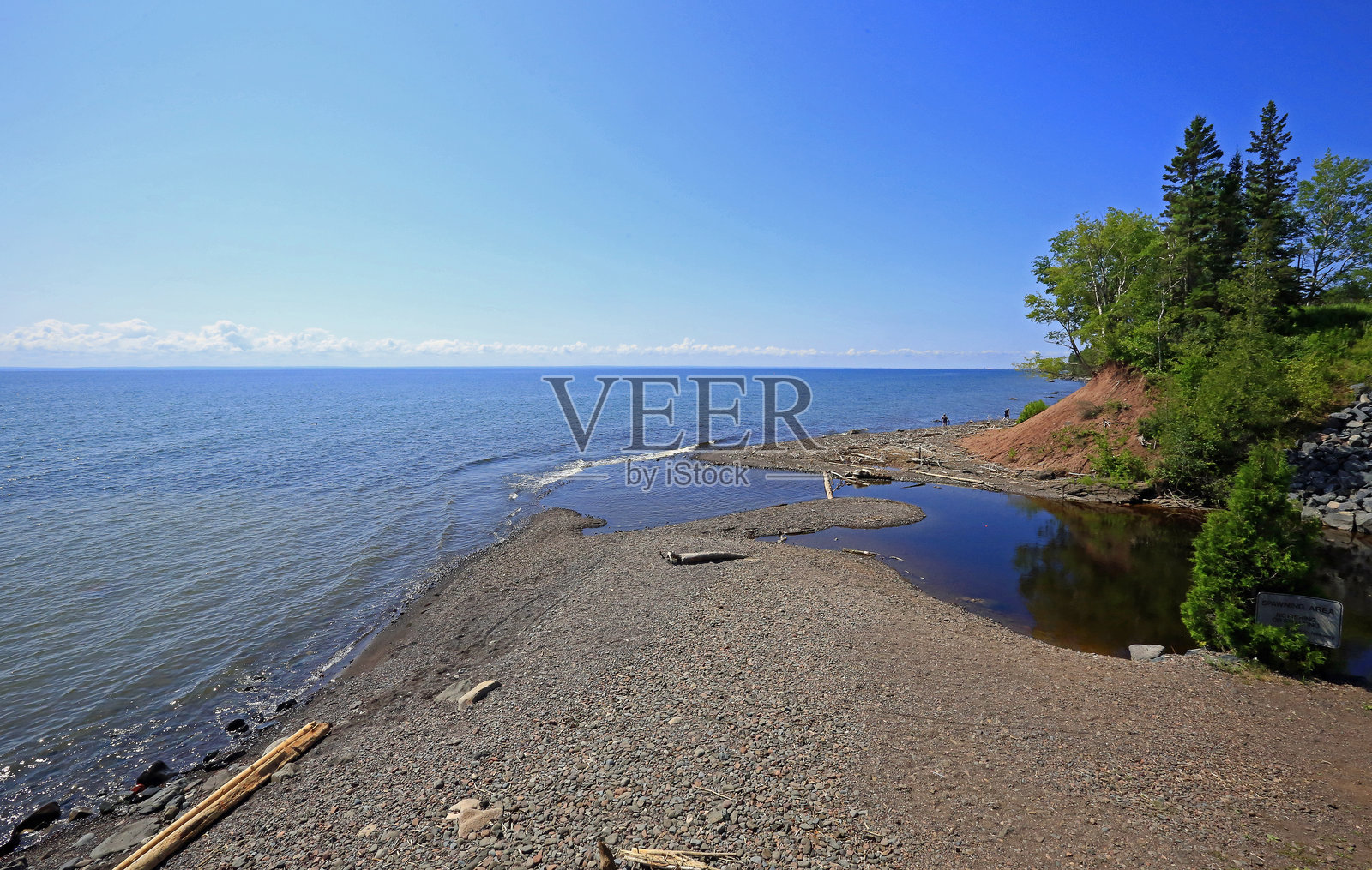 法国河滩照片摄影图片