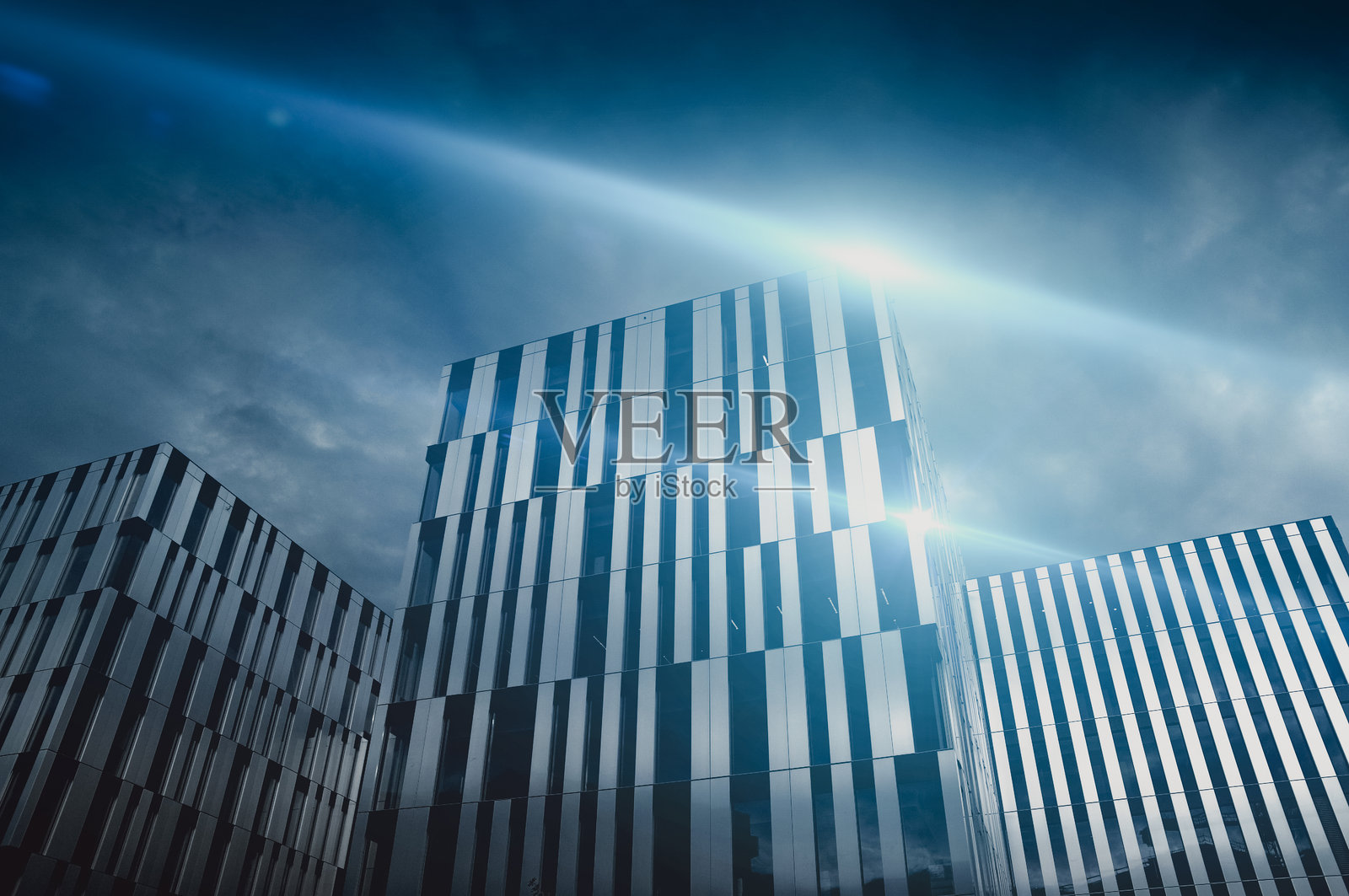 挪威奥斯陆的Fornebuporten办公和住宅集群建筑照片摄影图片