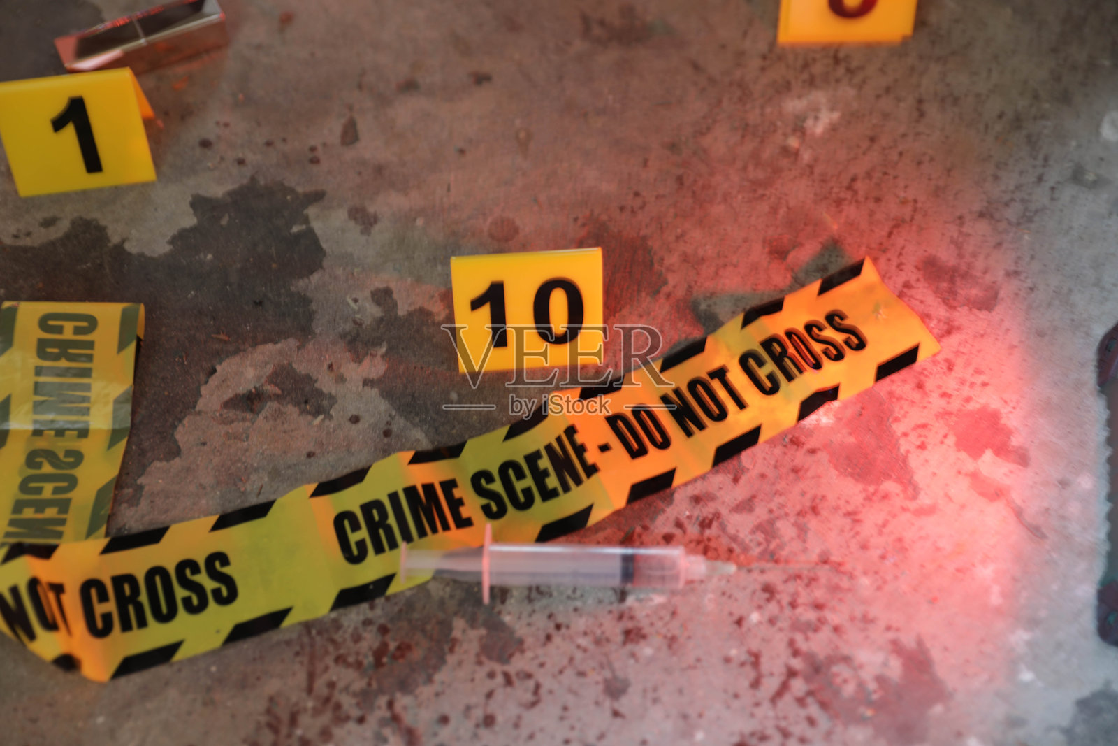 犯罪现场照片摄影图片