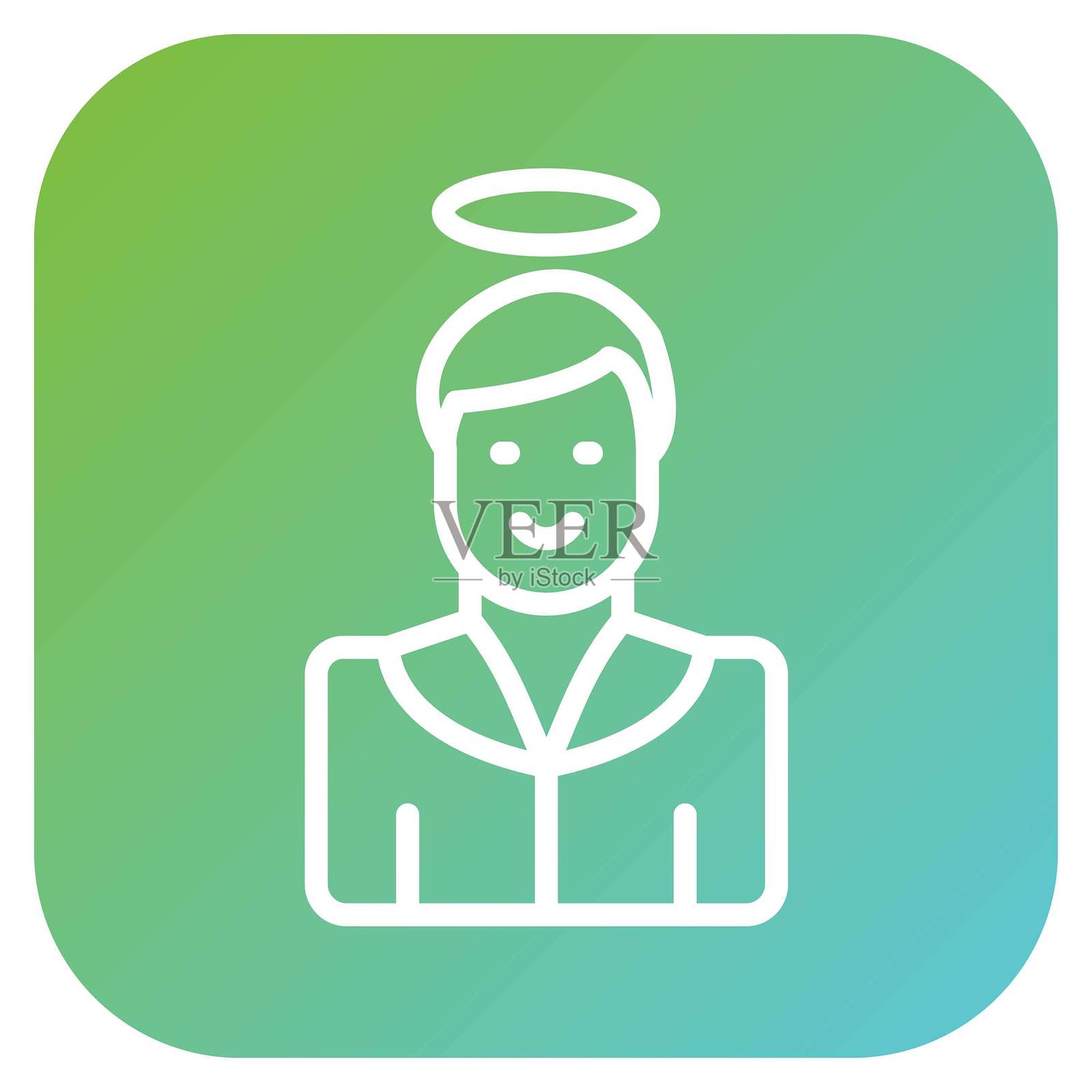 矢量设计男性图标风格插画图片素材