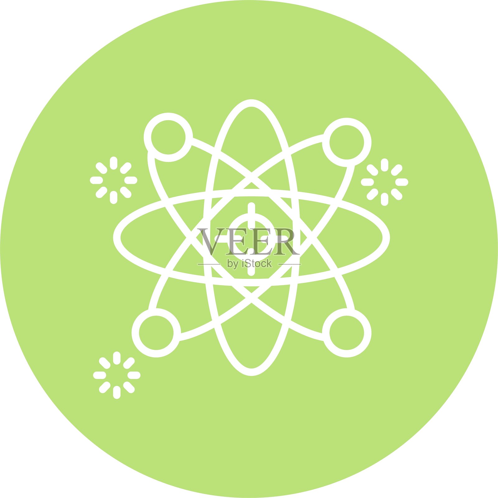 原子图标矢量元素插画图片素材