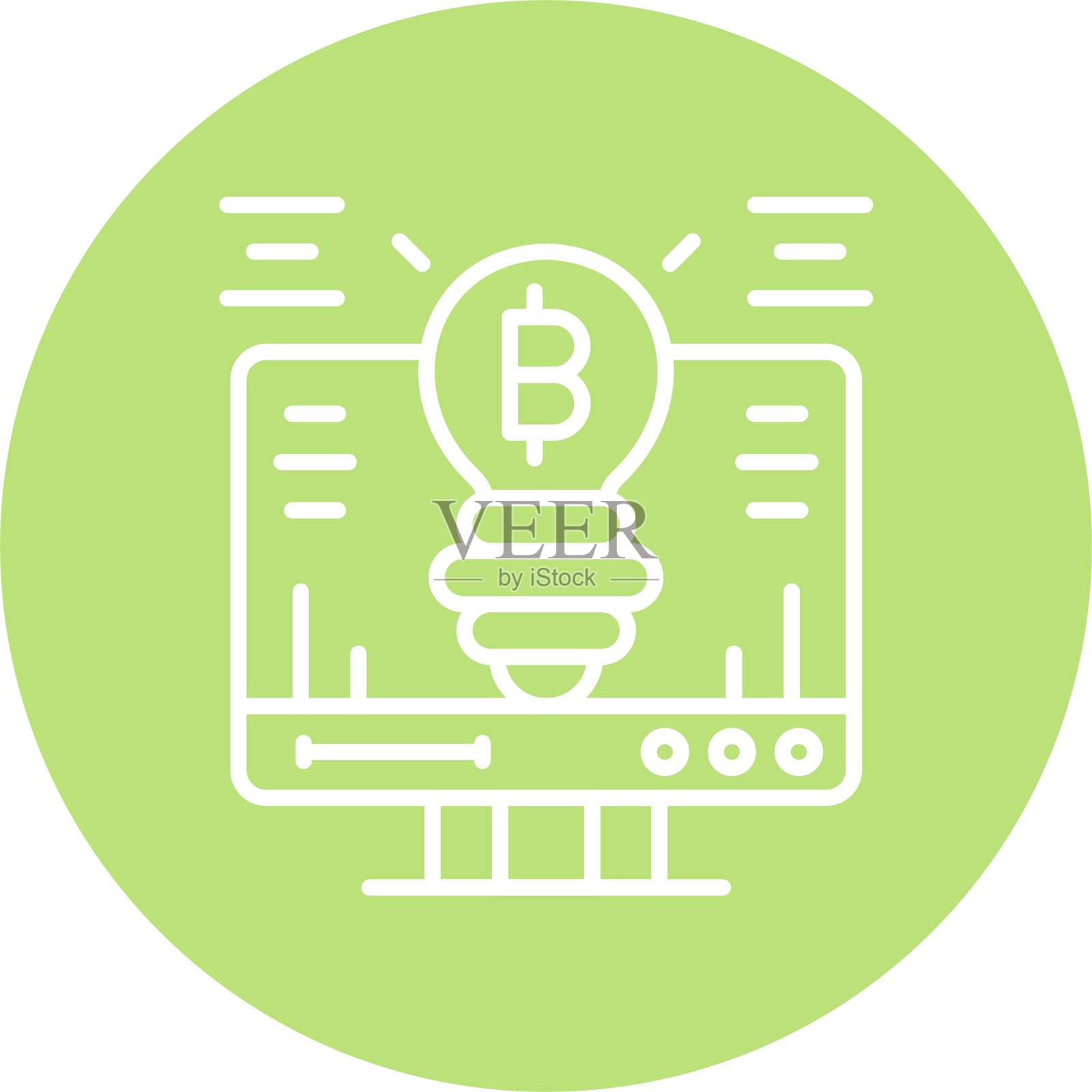 加密货币图标矢量元素插画图片素材