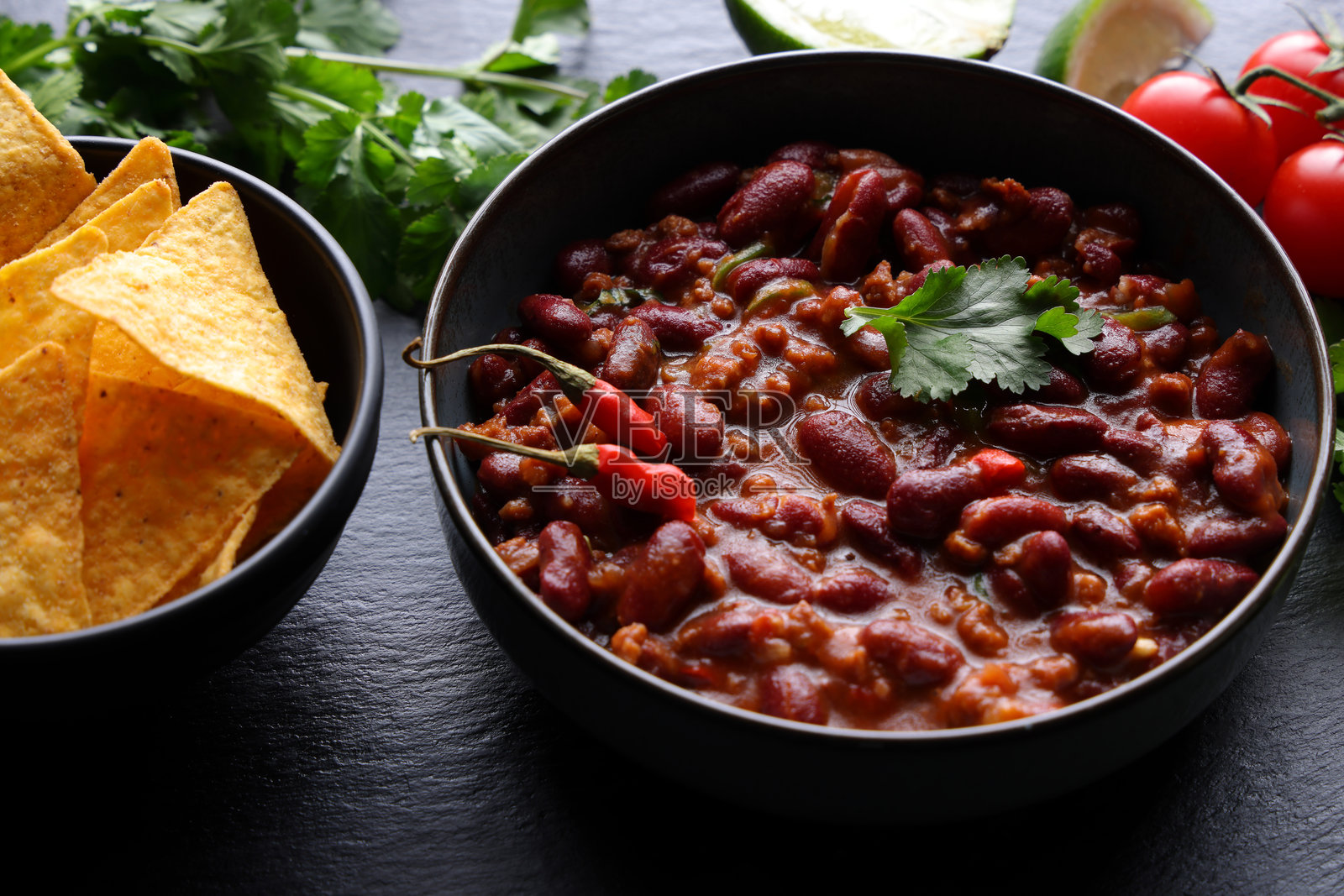 墨西哥菜辣肉酱照片摄影图片