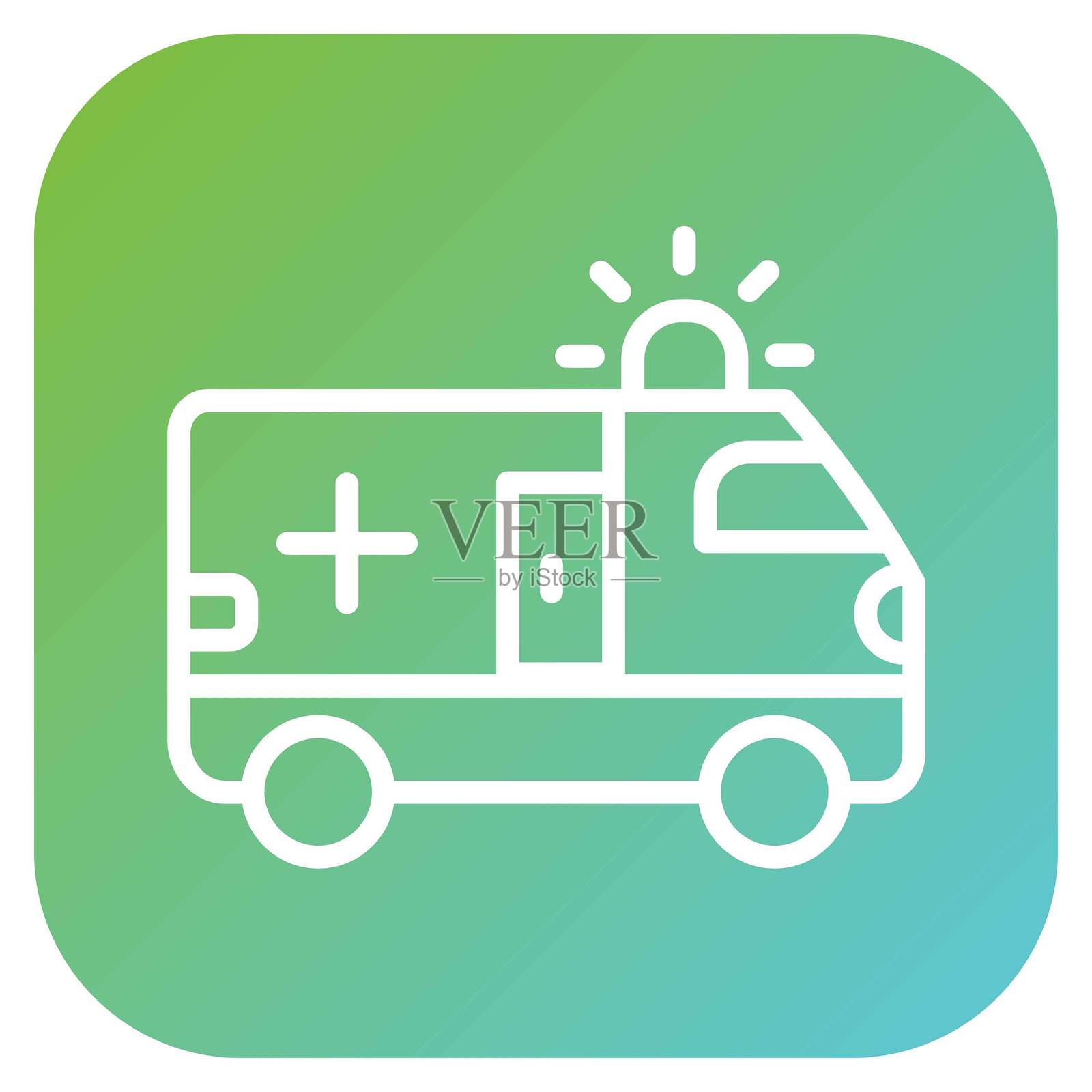 矢量应急道路救援图标风格插画图片素材