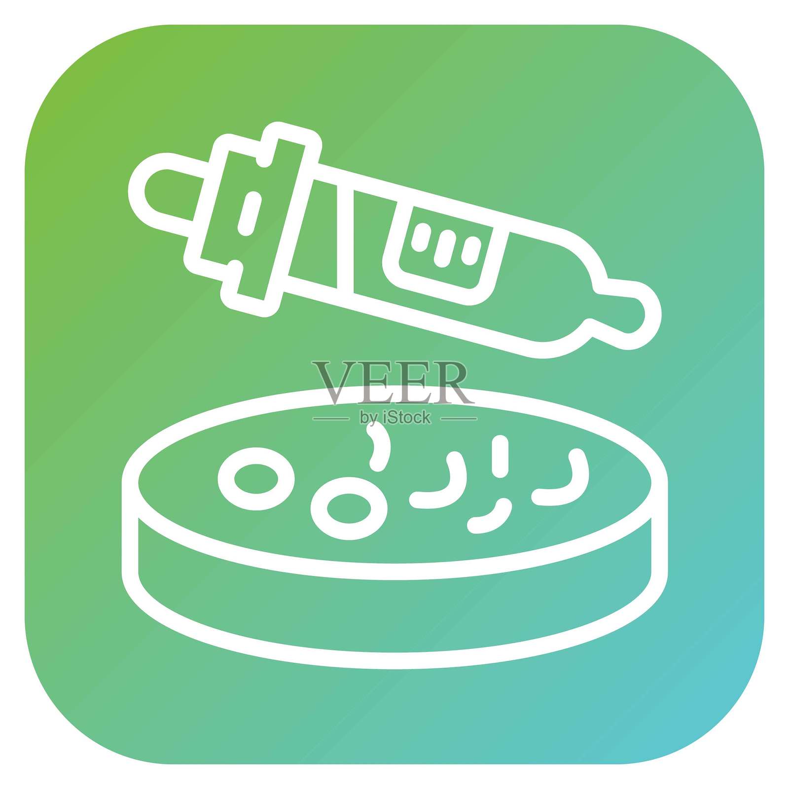 矢量设计培养皿图标风格插画图片素材