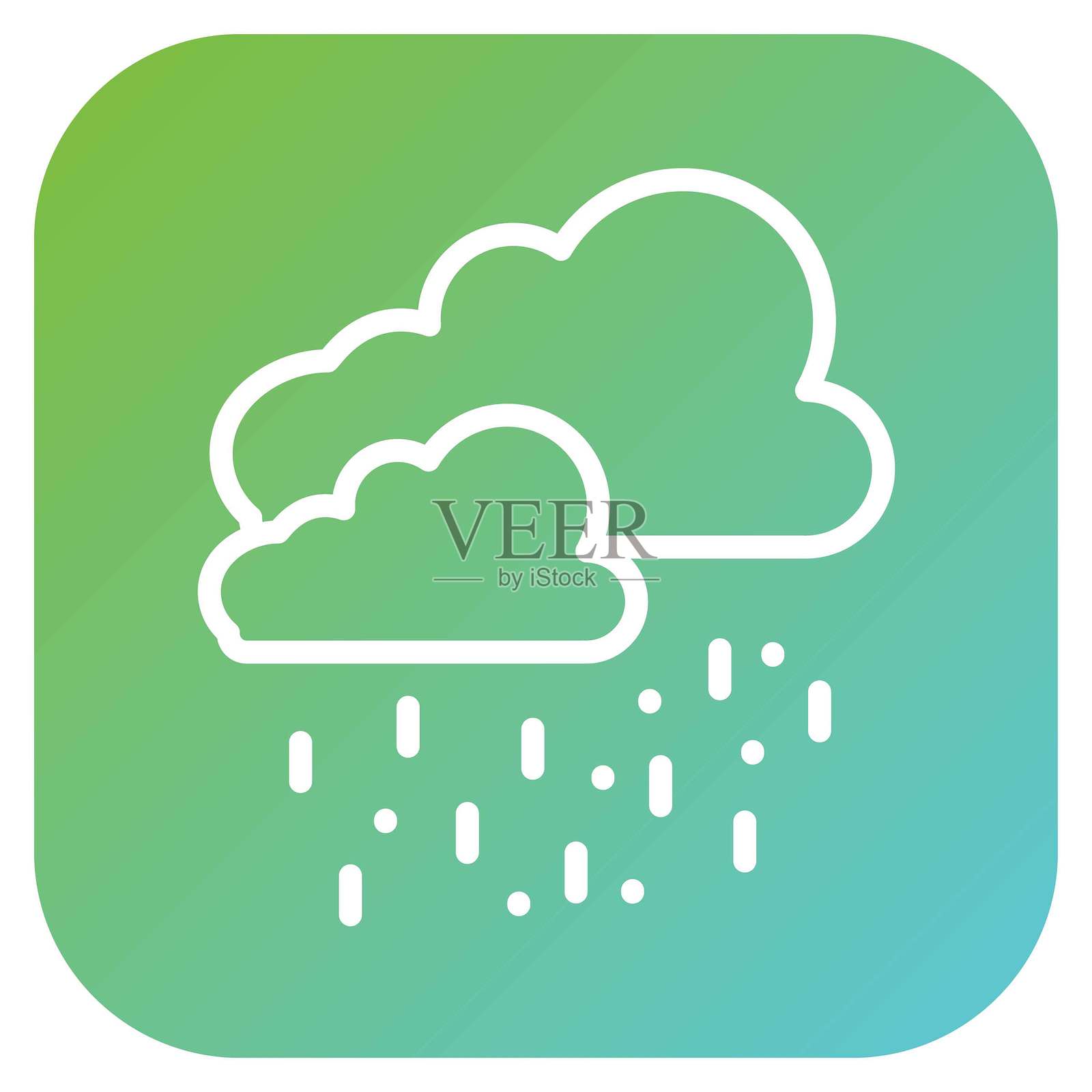 矢量设计雪花图标风格插画图片素材