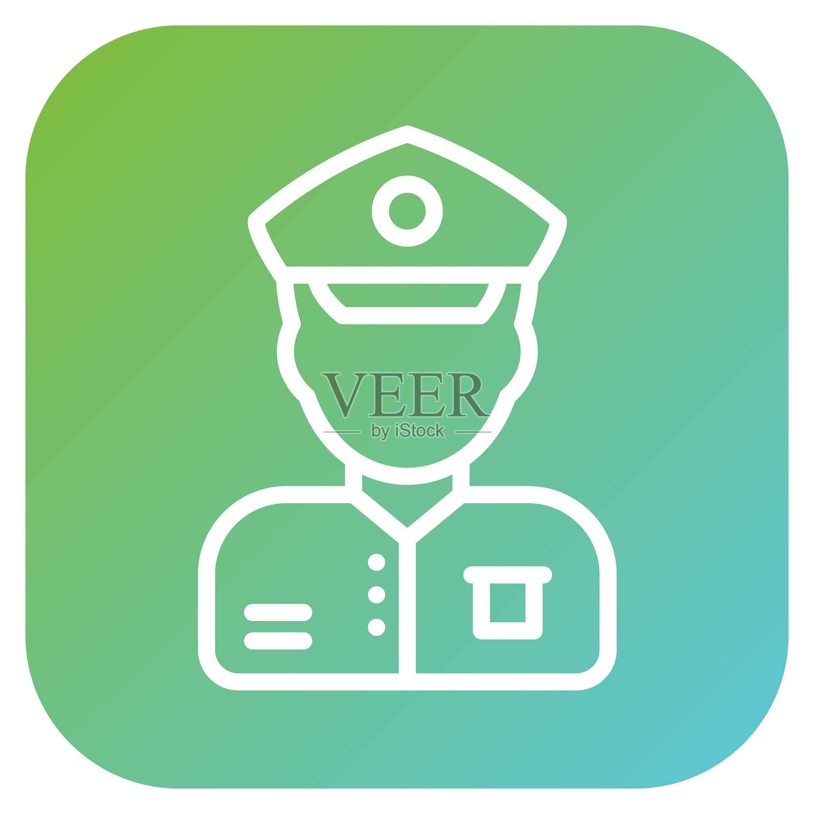 矢量设计纠正官员图标风格插画图片素材