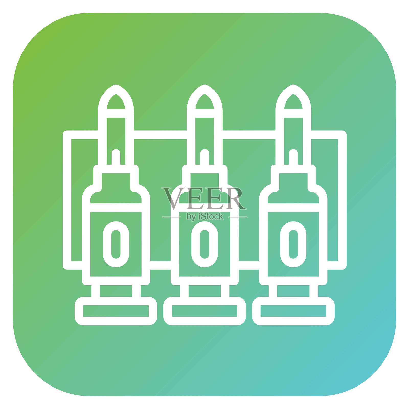 矢量子弹图标设计风格插画图片素材