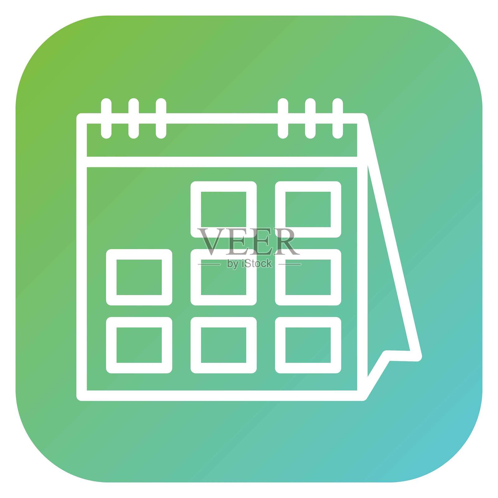 矢量设计商务日历图标风格插画图片素材