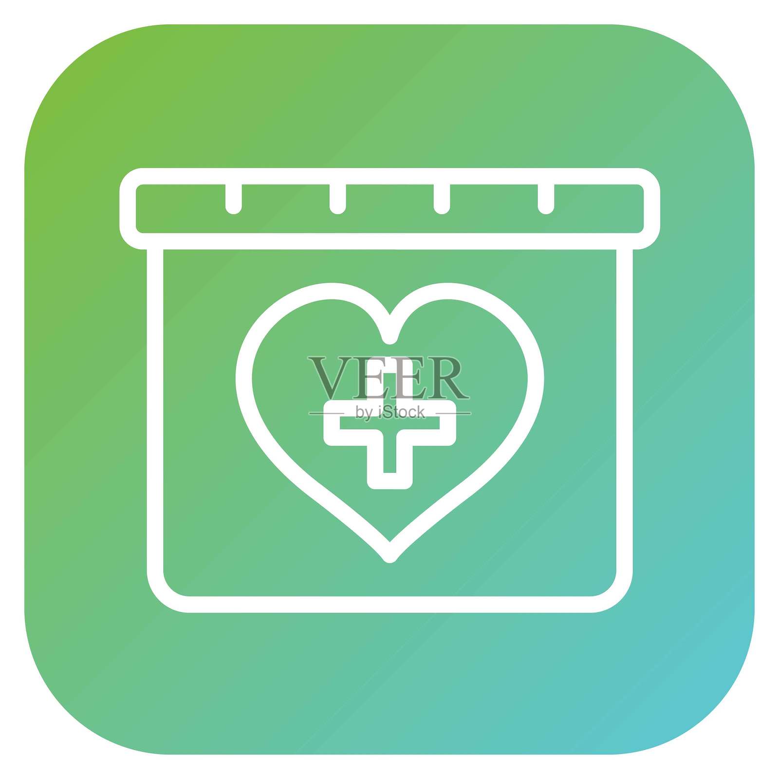 矢量医疗图标设计风格插画图片素材