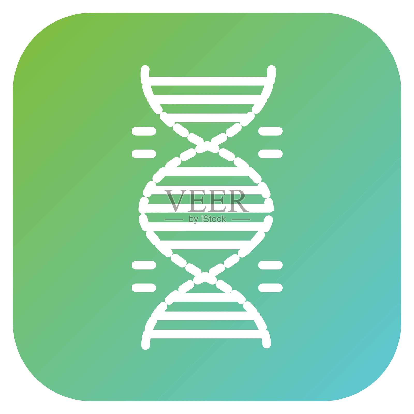 矢量设计 DNA 图标风格插画图片素材