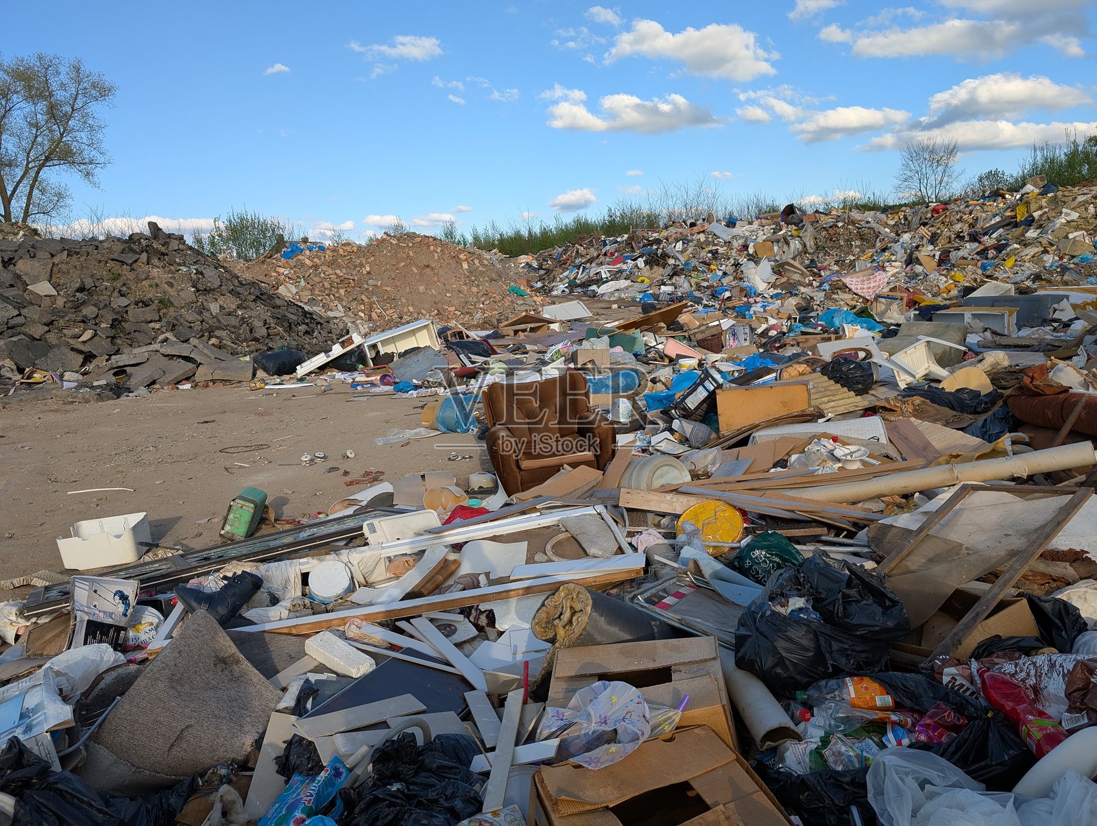 捷克共和国的垃圾填埋场照片摄影图片
