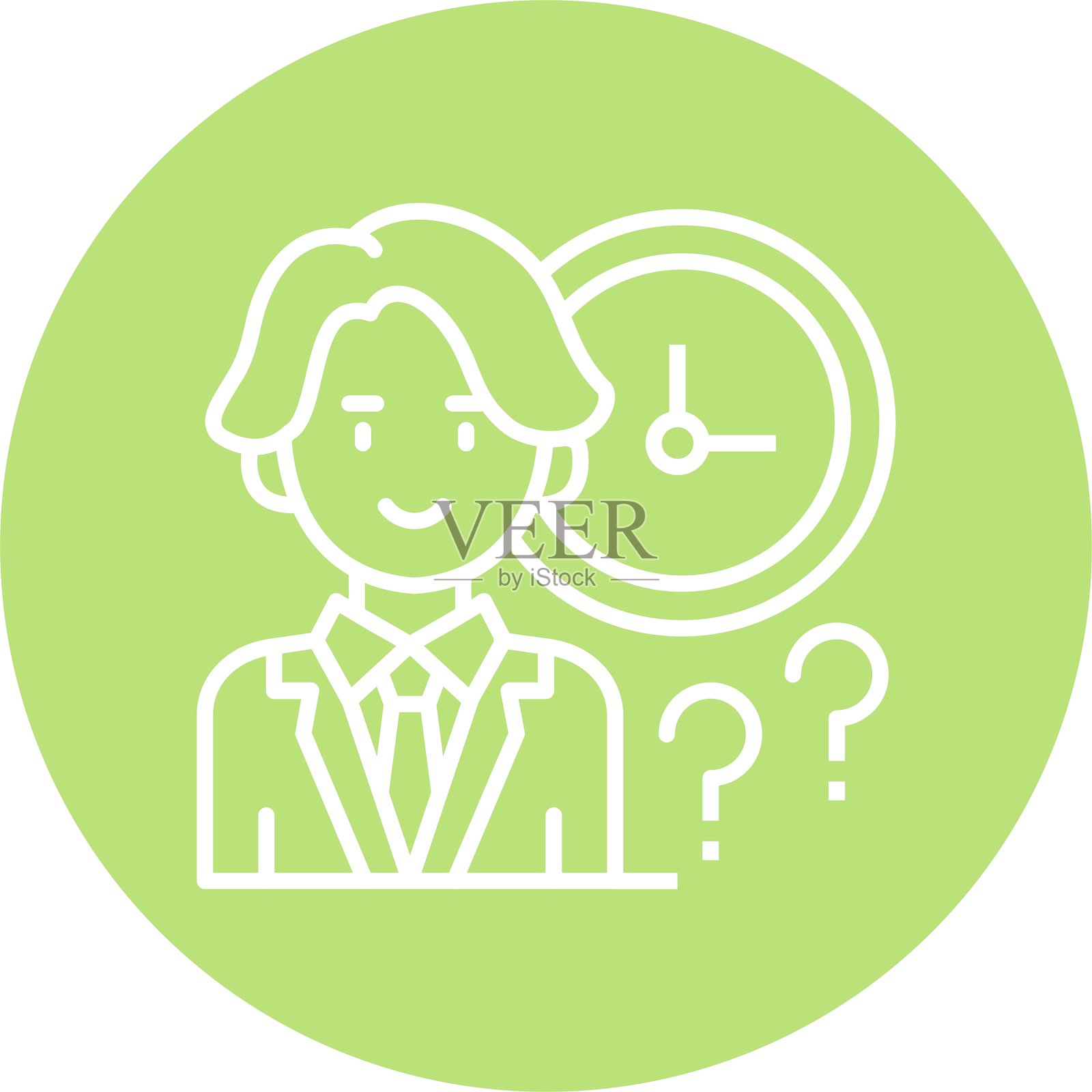 看护页面图标矢量元素插画图片素材