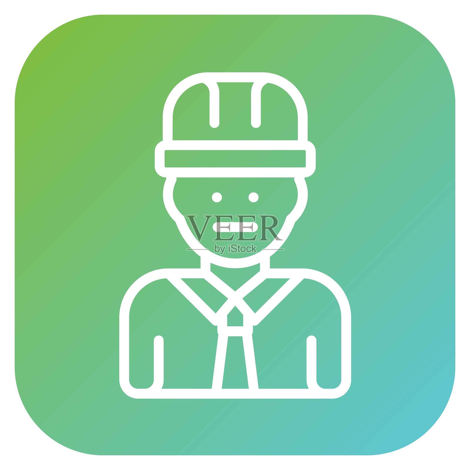 矢量设计 建筑系学生 图标风格插画图片素材