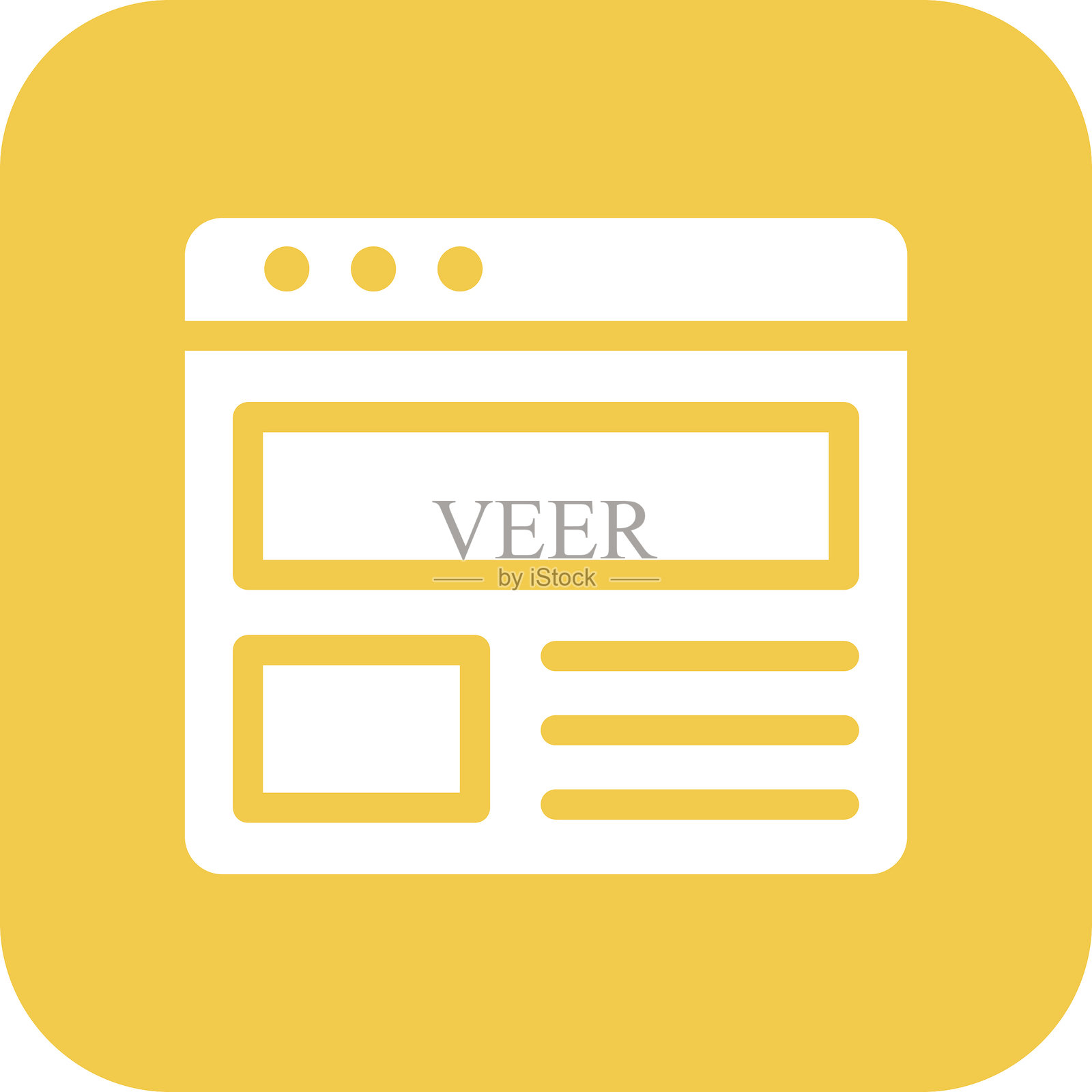 横幅矢量图标插画图片素材