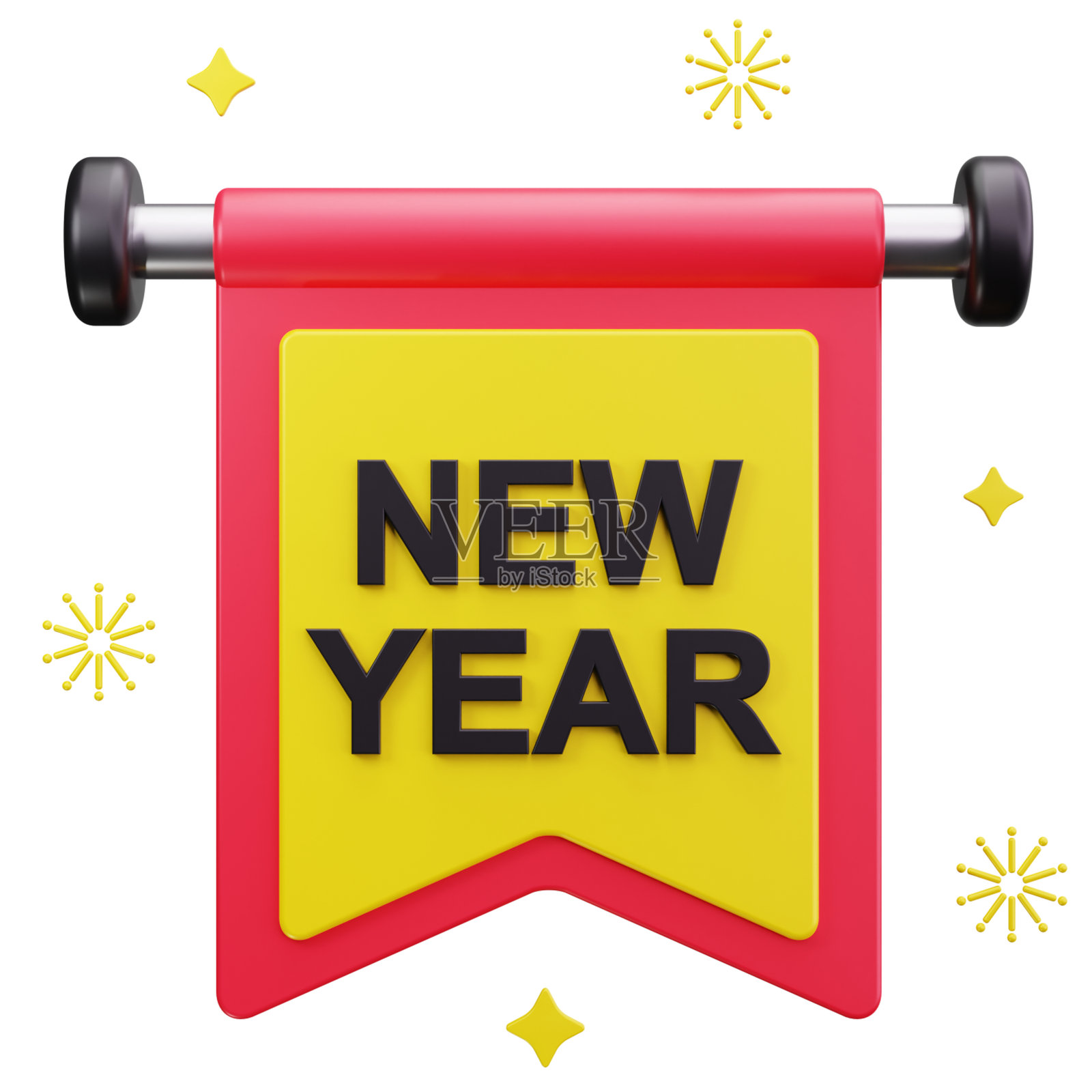 新年挂轴照片摄影图片