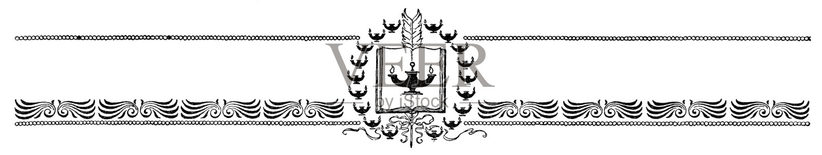 19世纪东方风格banner插画图片素材