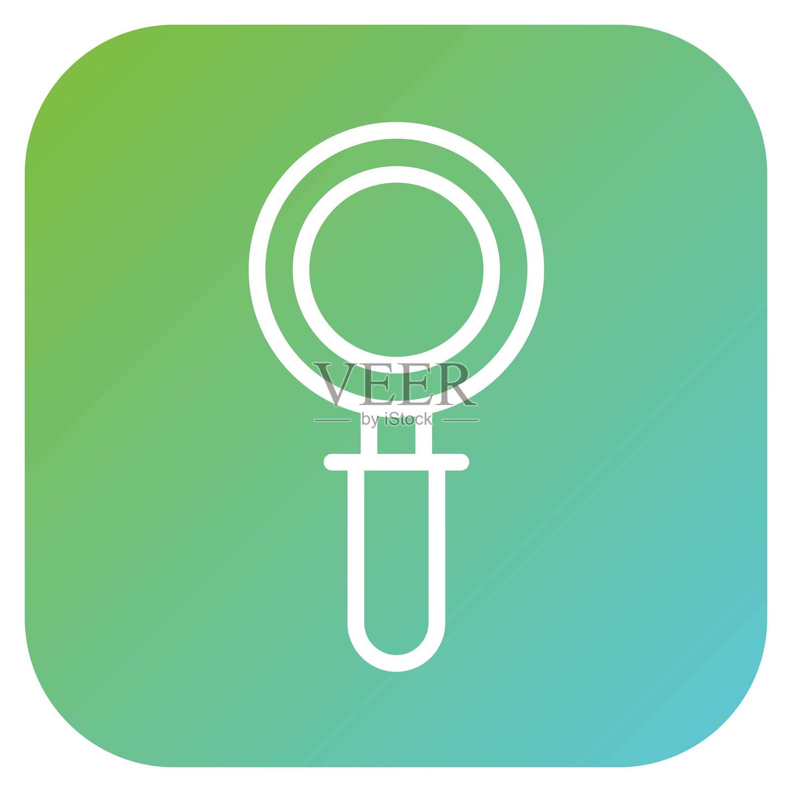 矢量平底锅图标风格插画图片素材