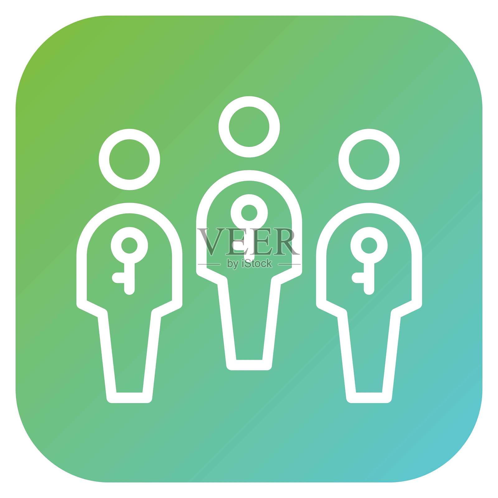 矢量设计 人体工程学 图标风格插画图片素材