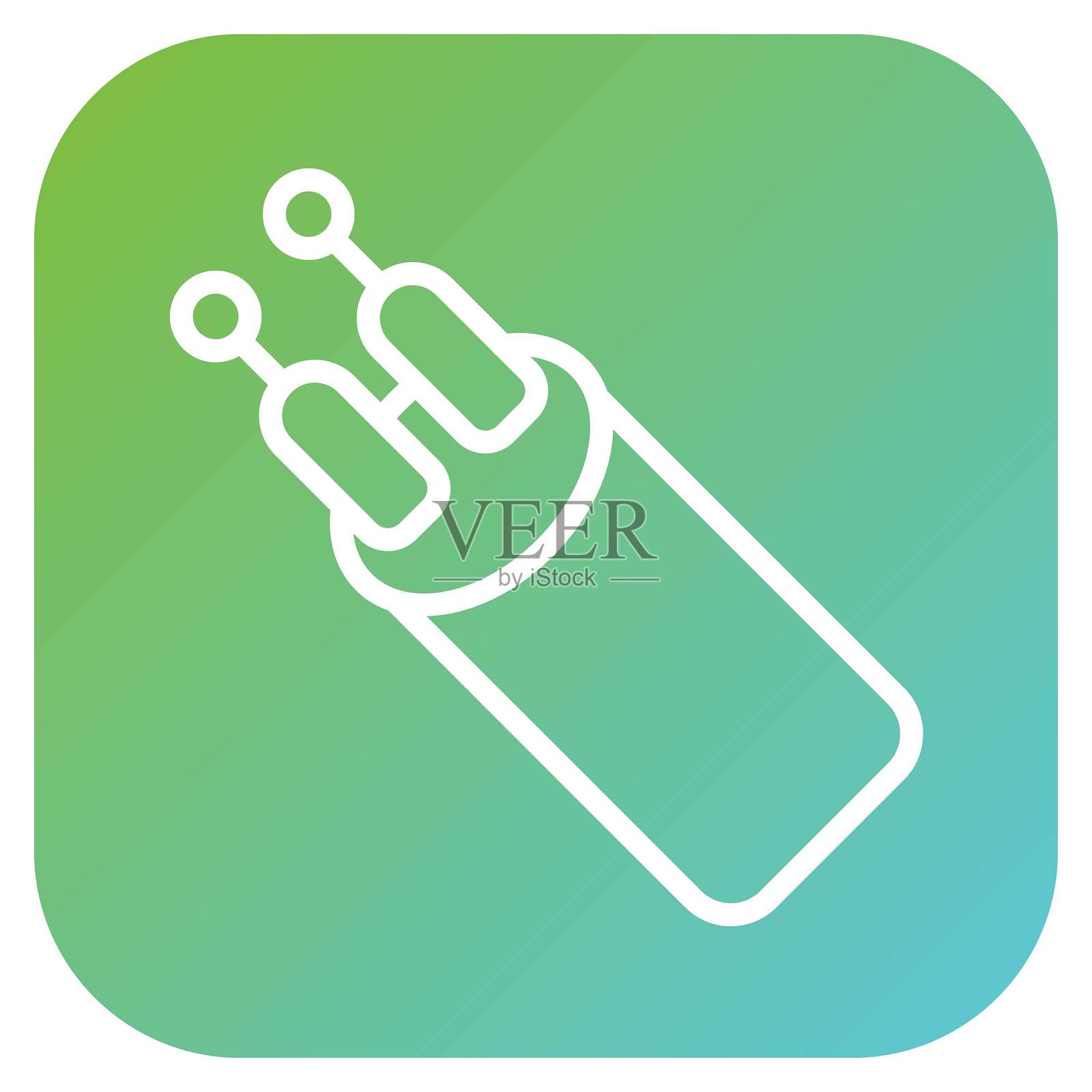 矢量设计纤维图标风格插画图片素材