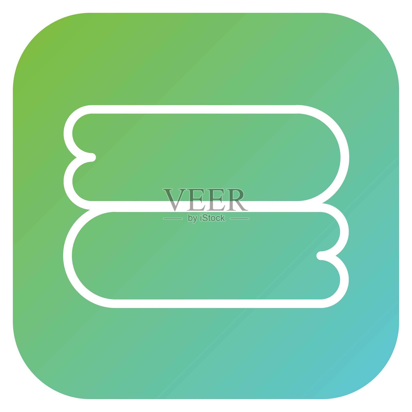 矢量设计缎纹床单图标风格插画图片素材