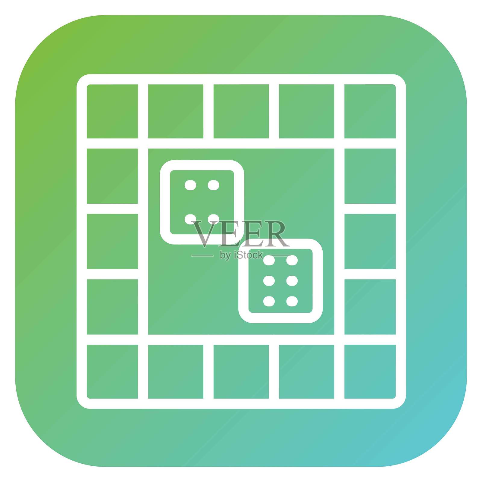 矢量设计棋盘游戏图标风格插画图片素材