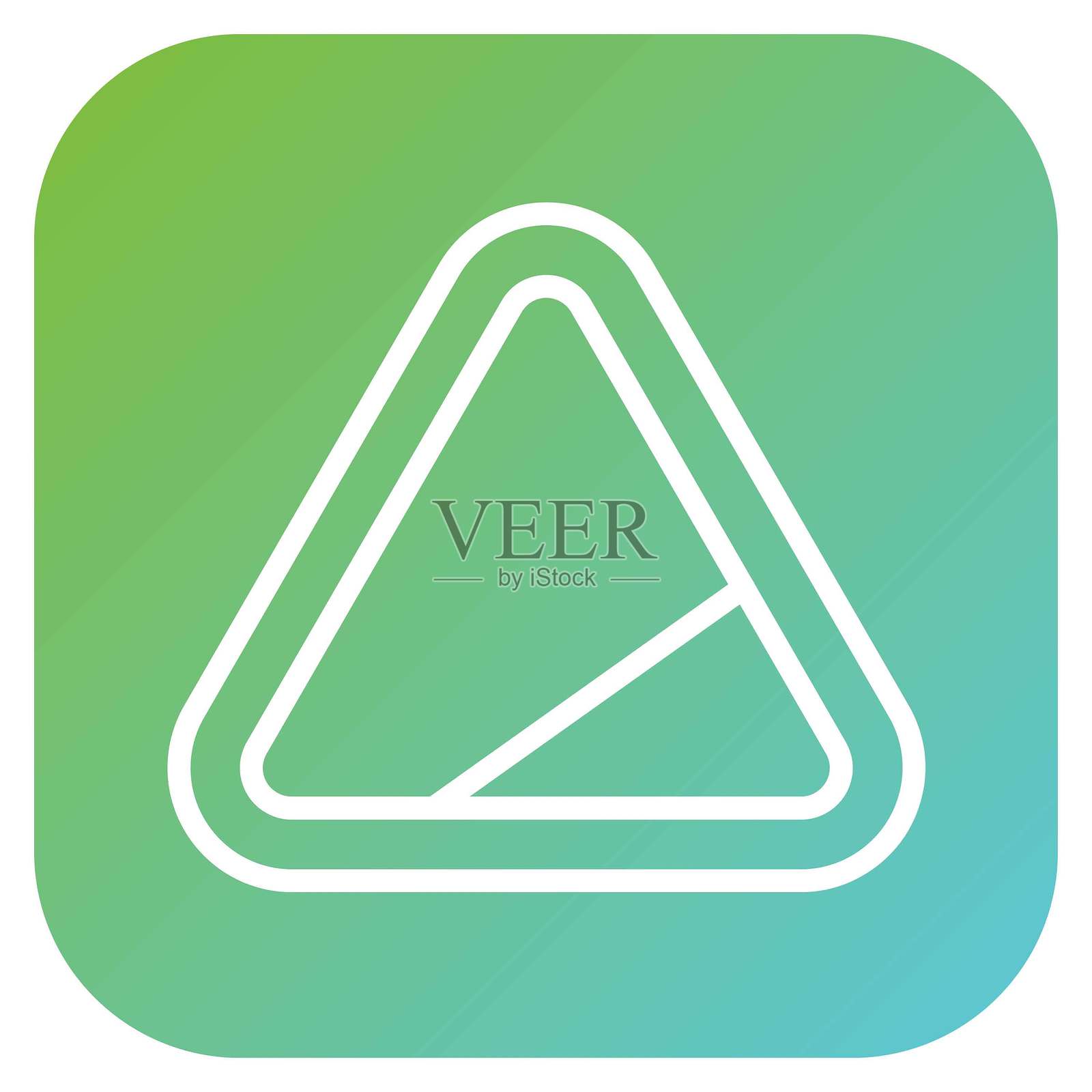 矢量设计陡坡图标风格插画图片素材