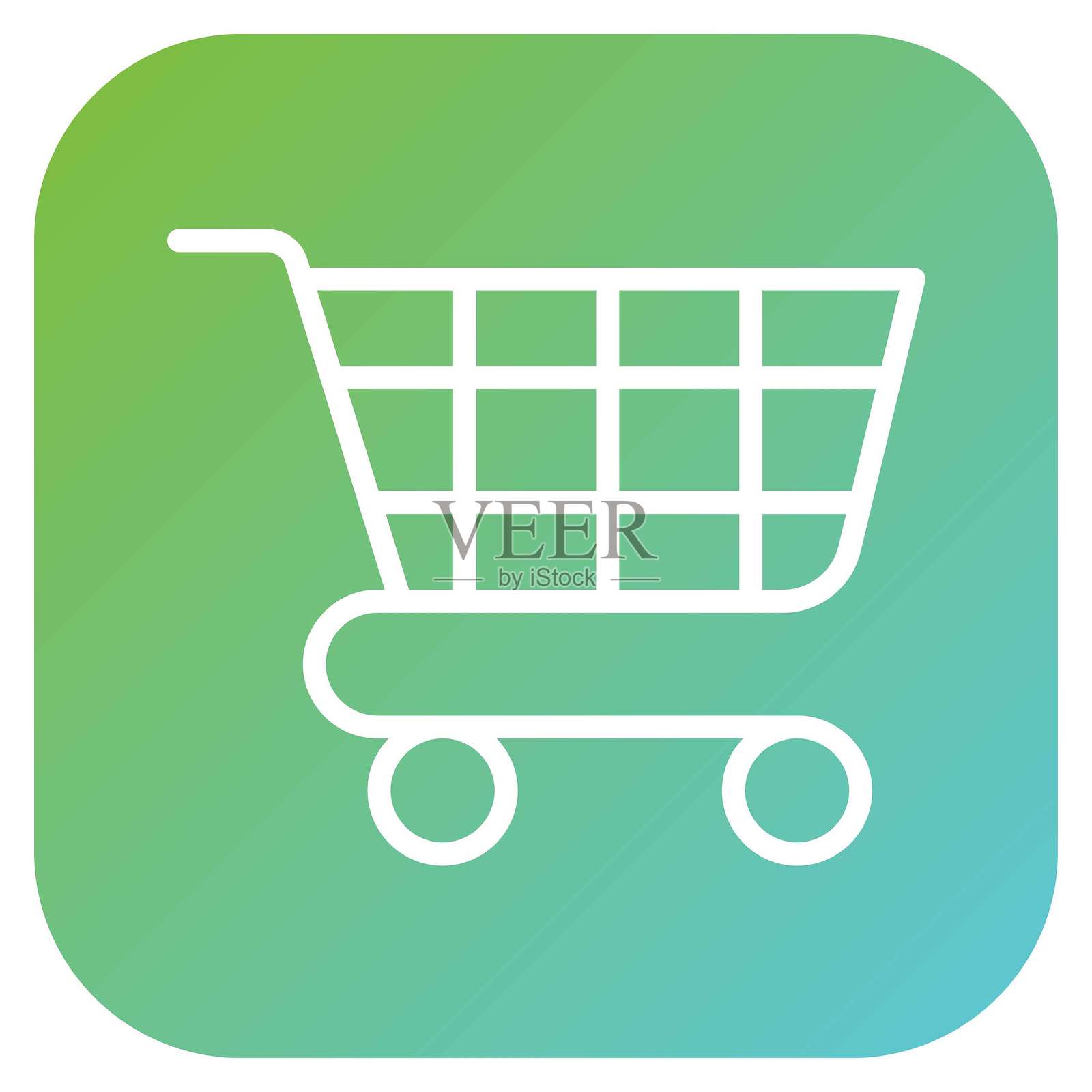 矢量设计购物车图标风格插画图片素材